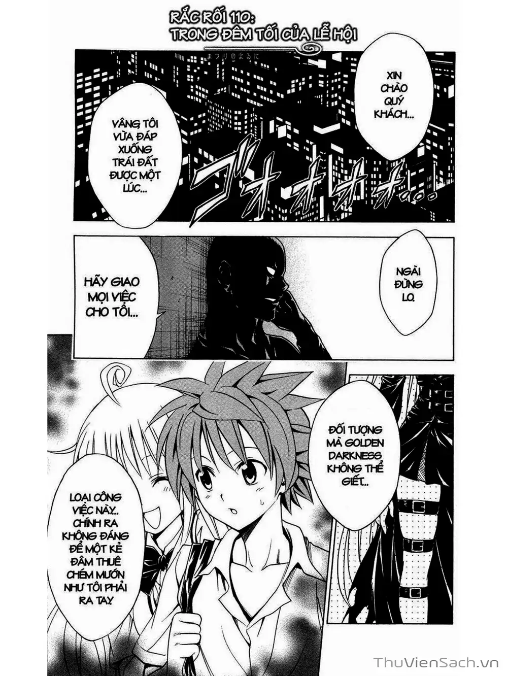 Truyện Tranh Bóng Tối Hoàng Kim - To Love Ru Darkness trang 8