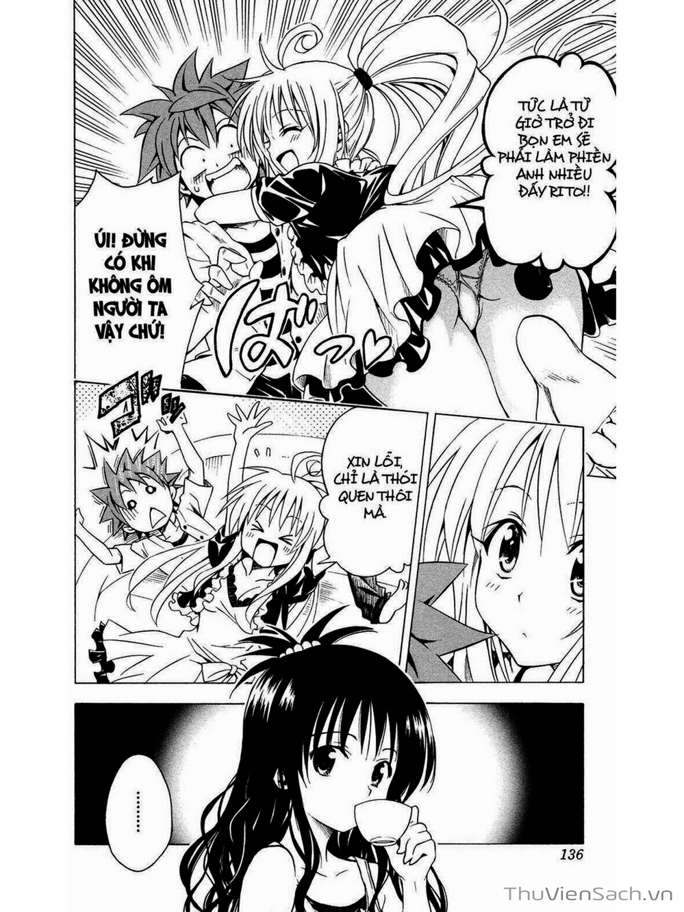 Truyện Tranh Bóng Tối Hoàng Kim - To Love Ru Darkness trang 8