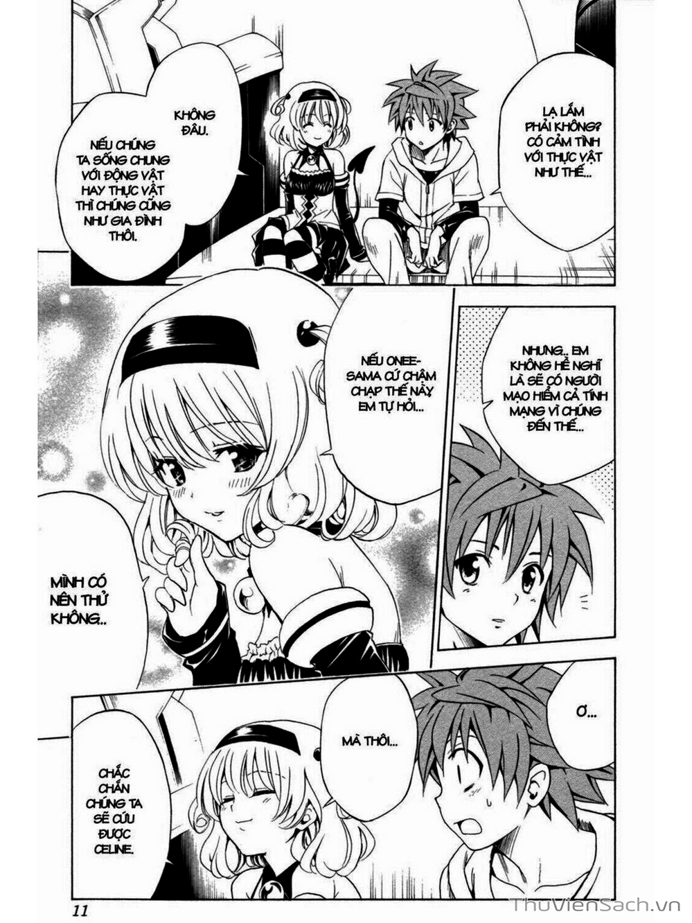 Truyện Tranh Bóng Tối Hoàng Kim - To Love Ru Darkness trang 8