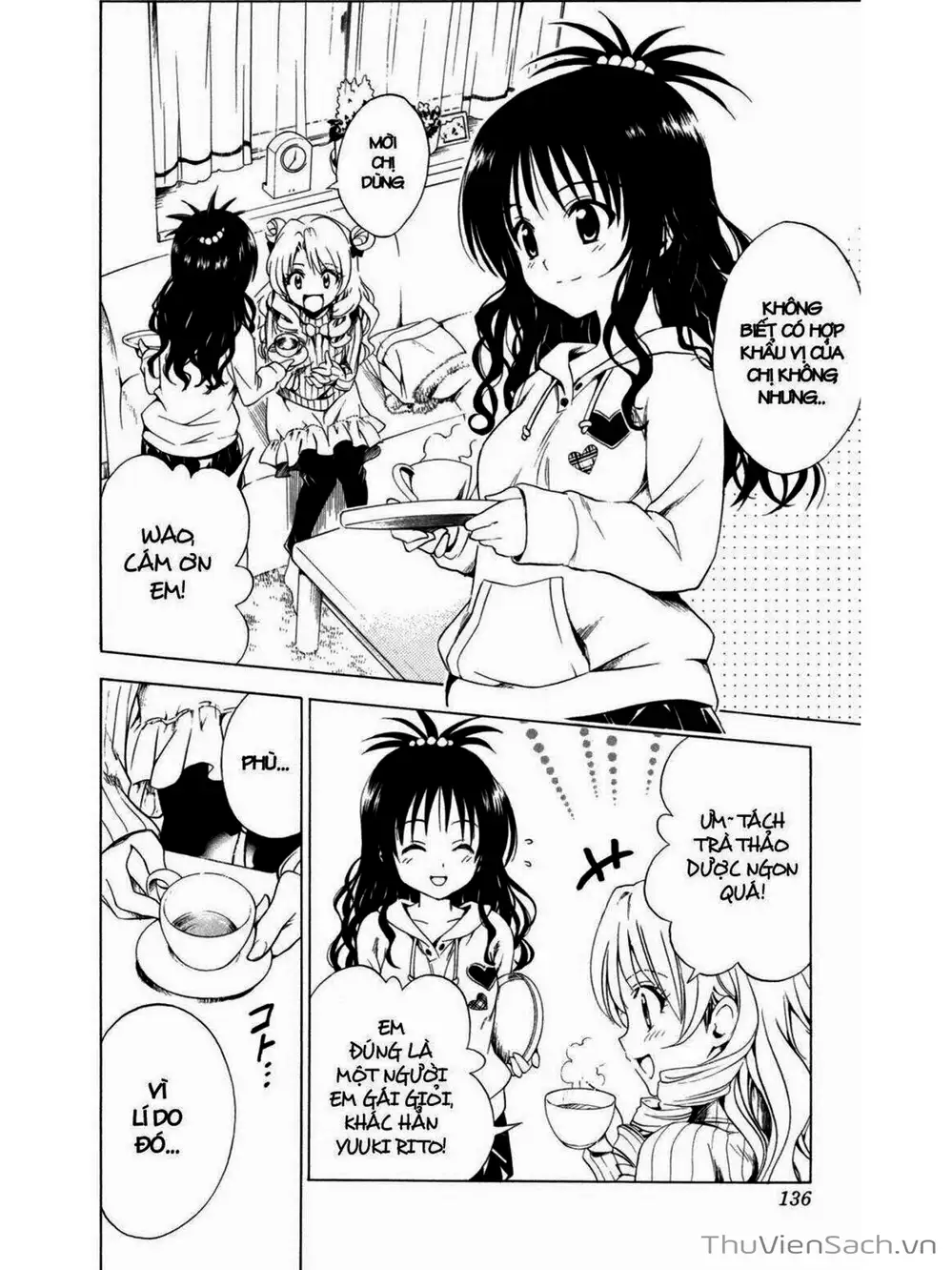 Truyện Tranh Bóng Tối Hoàng Kim - To Love Ru Darkness trang 8