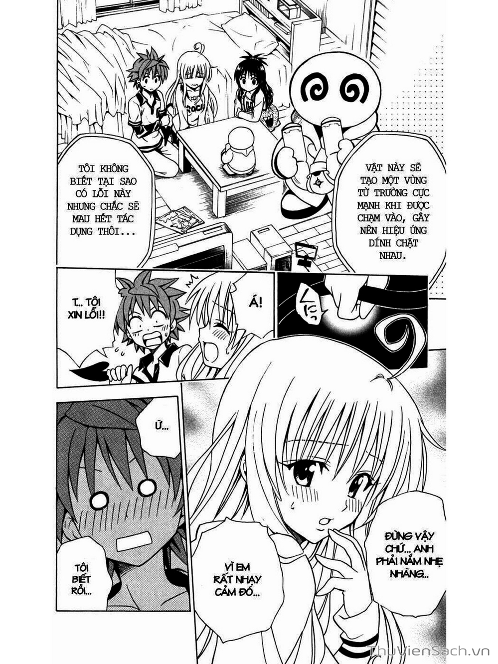 Truyện Tranh Bóng Tối Hoàng Kim - To Love Ru Darkness trang 8