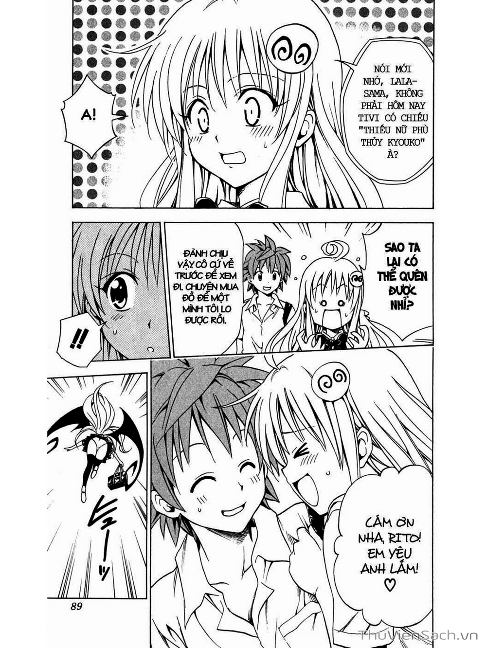 Truyện Tranh Bóng Tối Hoàng Kim - To Love Ru Darkness trang 8