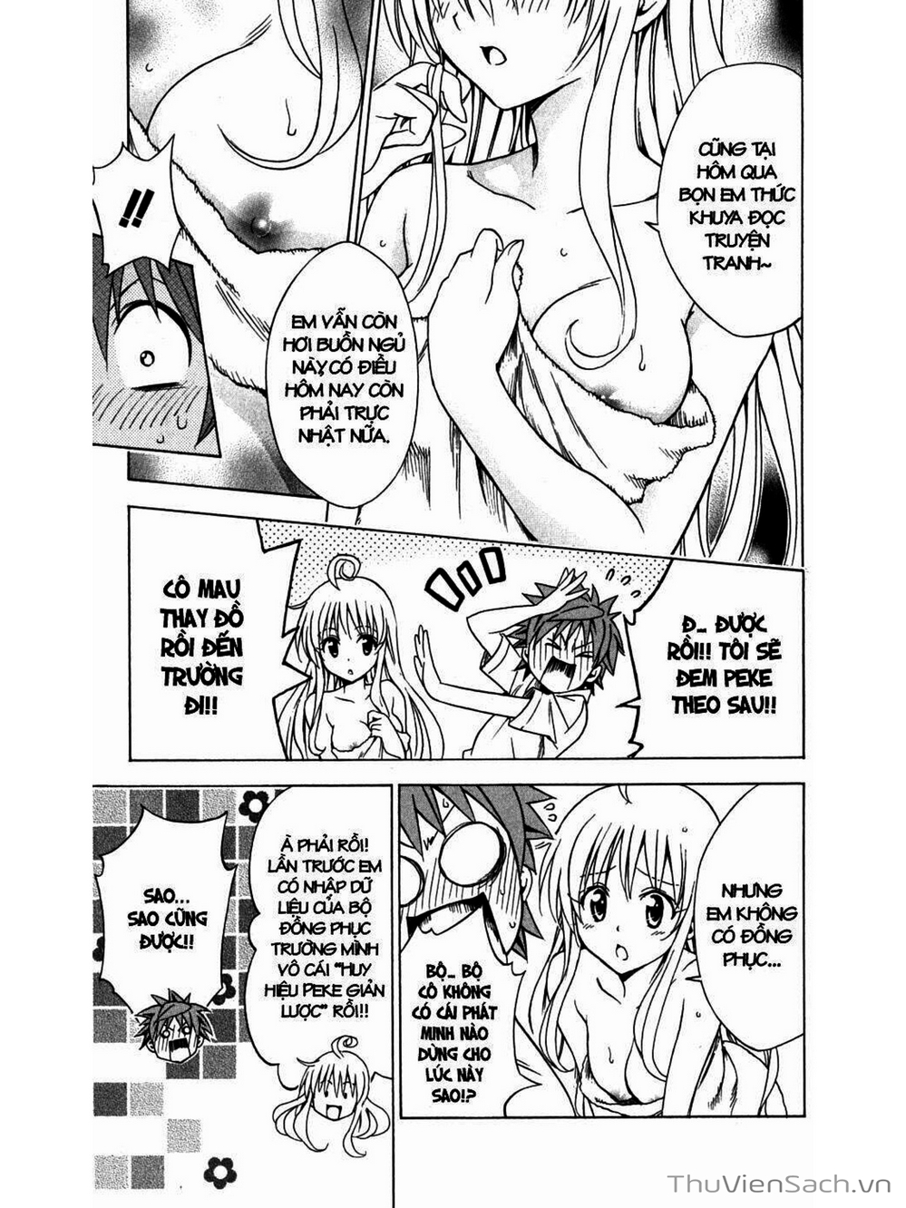 Truyện Tranh Bóng Tối Hoàng Kim - To Love Ru Darkness trang 8