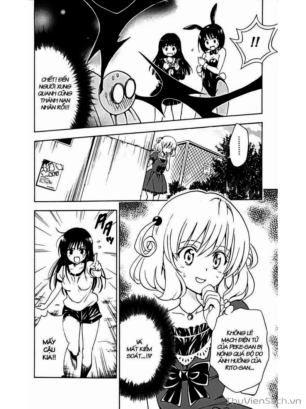 Truyện Tranh Bóng Tối Hoàng Kim - To Love Ru Darkness trang 8