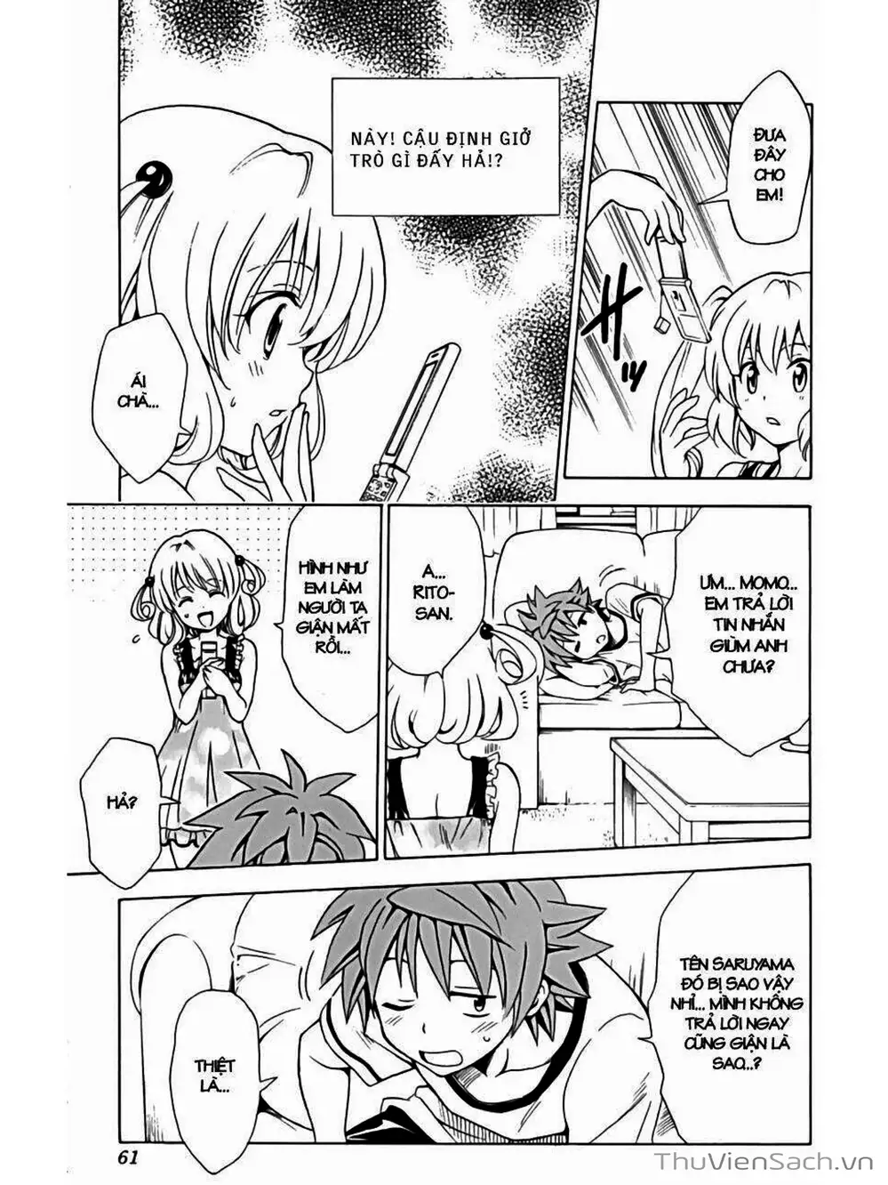 Truyện Tranh Bóng Tối Hoàng Kim - To Love Ru Darkness trang 8