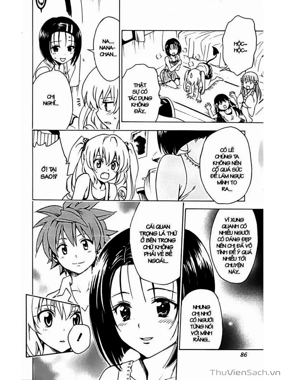 Truyện Tranh Bóng Tối Hoàng Kim - To Love Ru Darkness trang 8