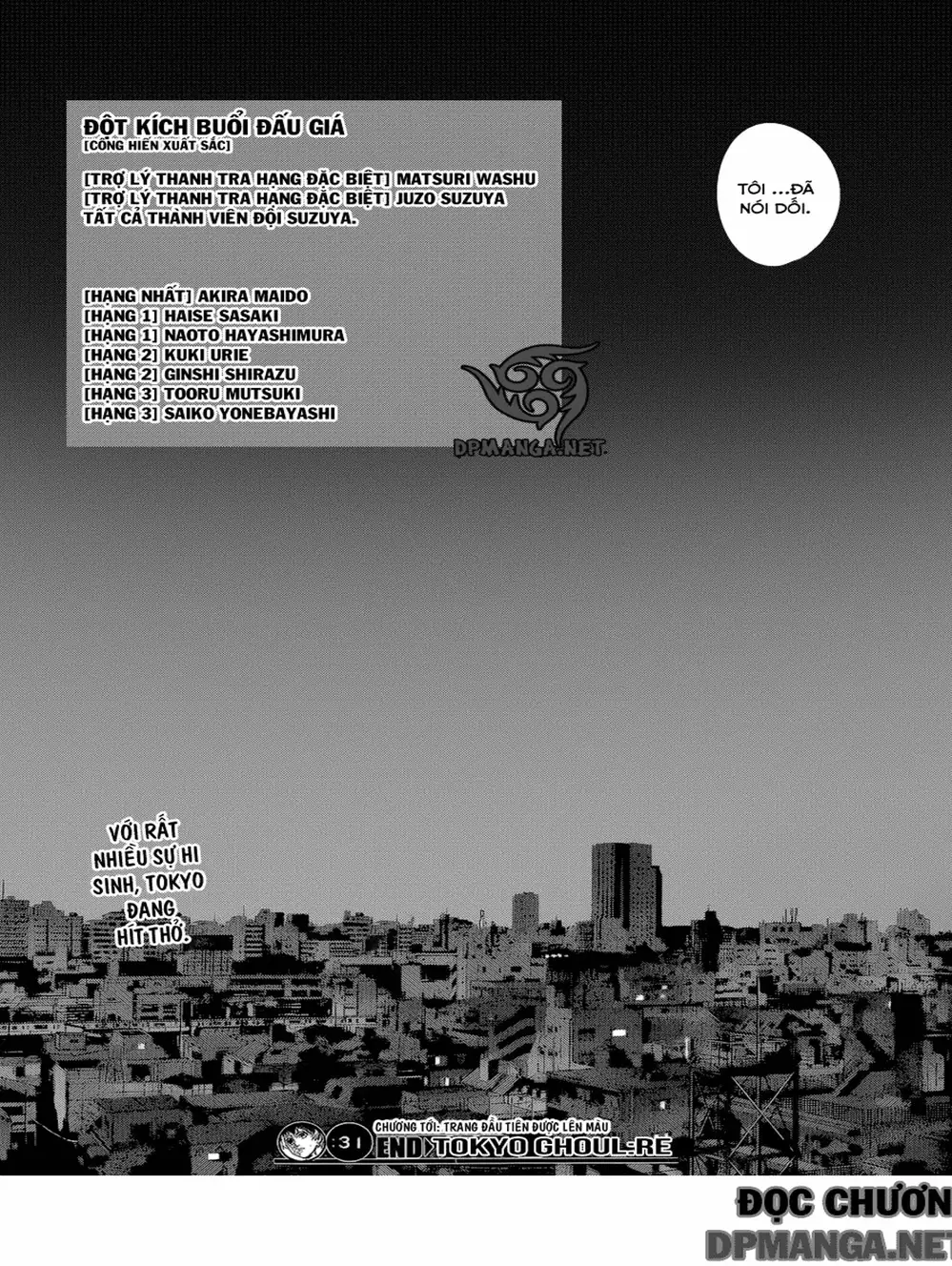 Truyện Tranh Ngạ Quỷ Tokyo - Tokyo Ghoul: Re trang 2