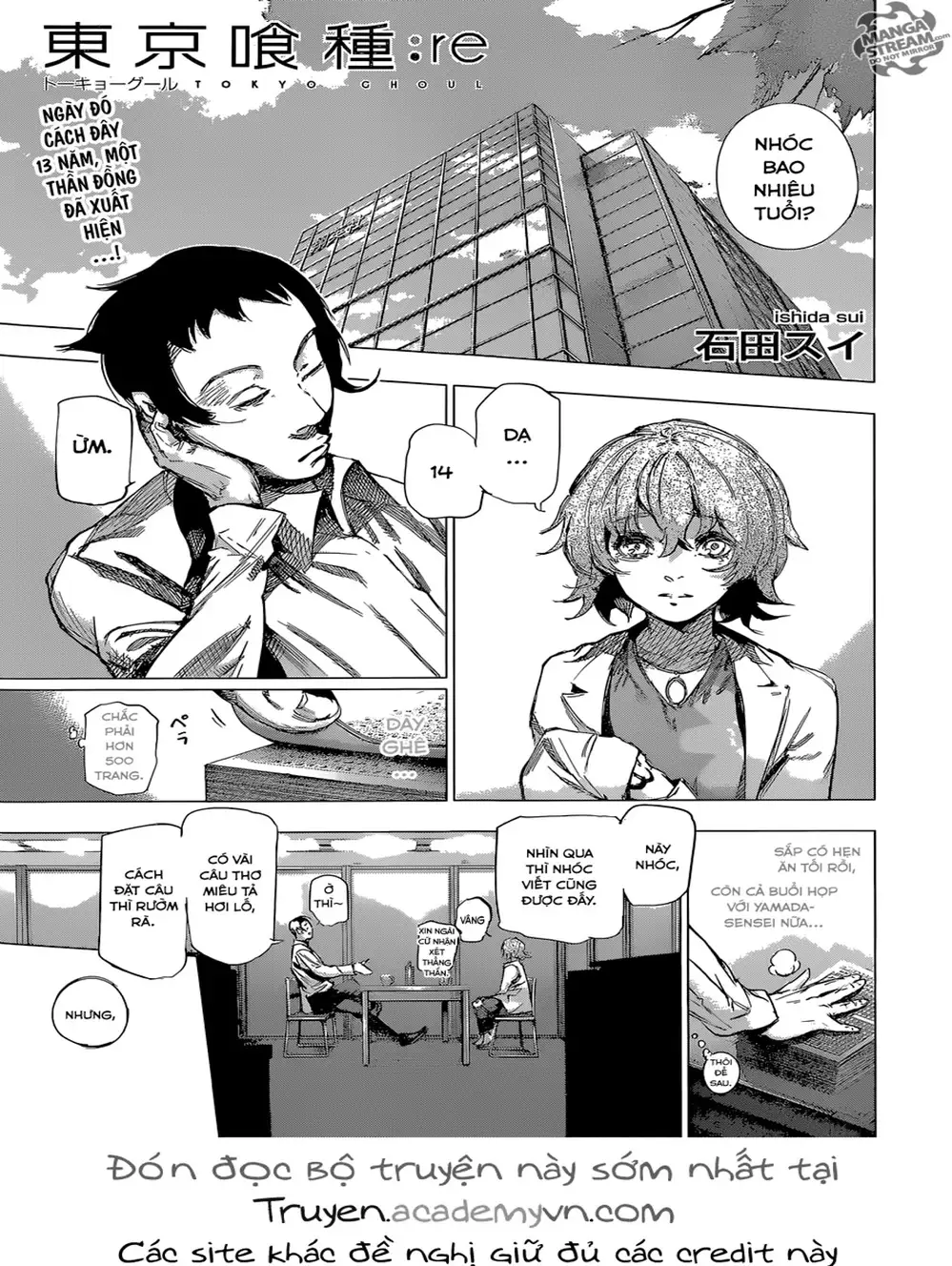 Truyện Tranh Ngạ Quỷ Tokyo - Tokyo Ghoul: Re trang 2