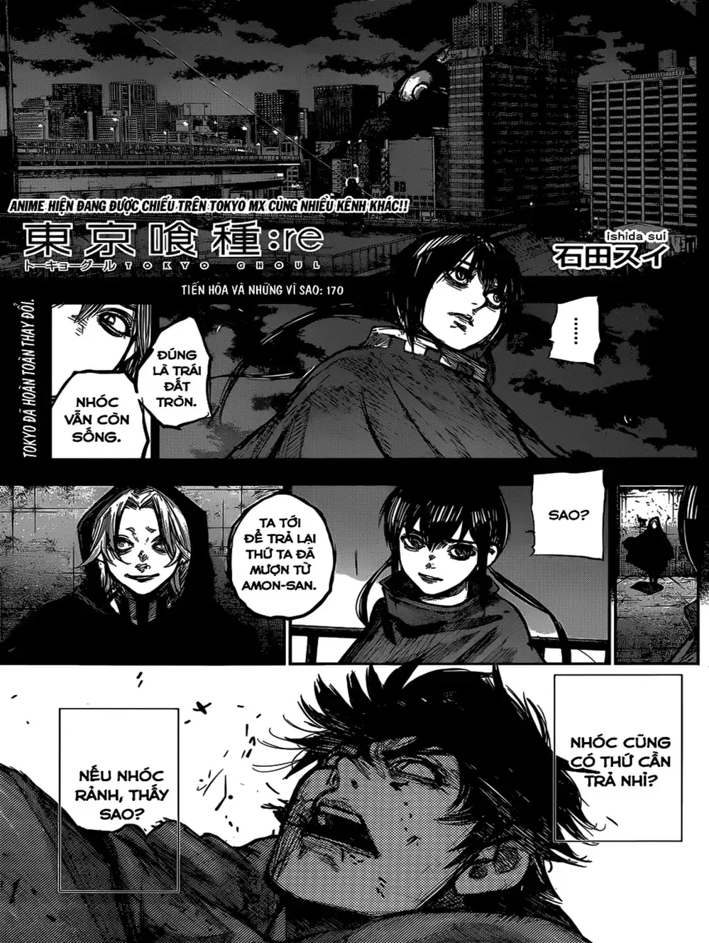 Truyện Tranh Ngạ Quỷ Tokyo - Tokyo Ghoul: Re trang 2