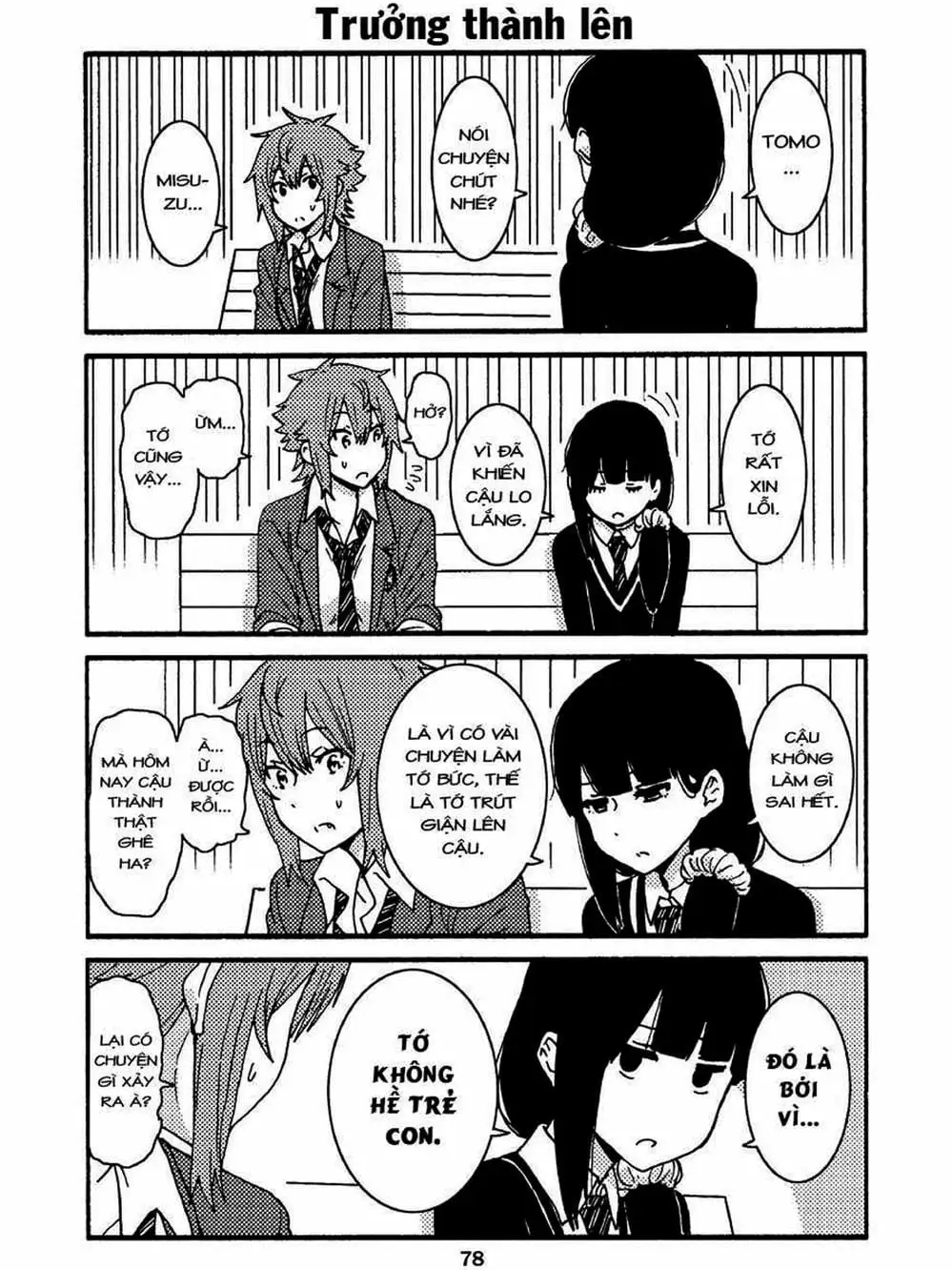 Truyện Tranh Tomo-Chan Là Một Cô Gái! trang 3