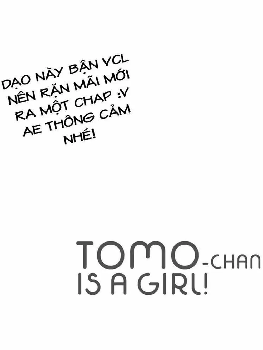 Truyện Tranh Tomo-Chan Là Một Cô Gái! trang 3