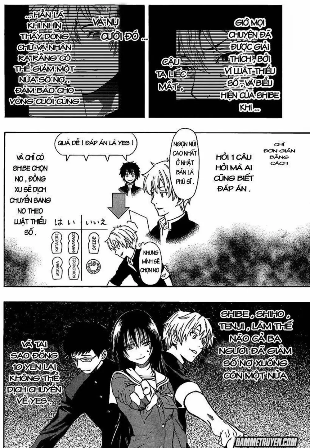 Truyện Tranh Trò Chơi Tình Bạn - Tomodachi Game trang 2