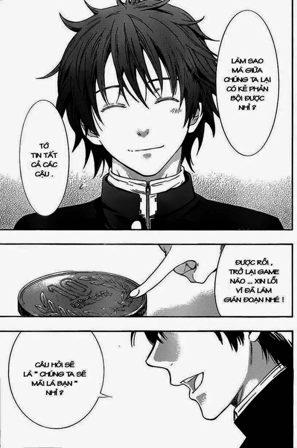 Truyện Tranh Trò Chơi Tình Bạn - Tomodachi Game trang 2