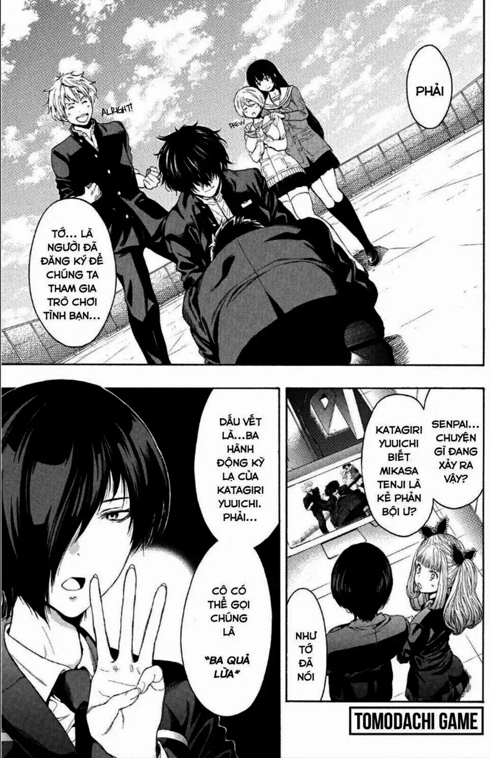 Truyện Tranh Trò Chơi Tình Bạn - Tomodachi Game trang 2