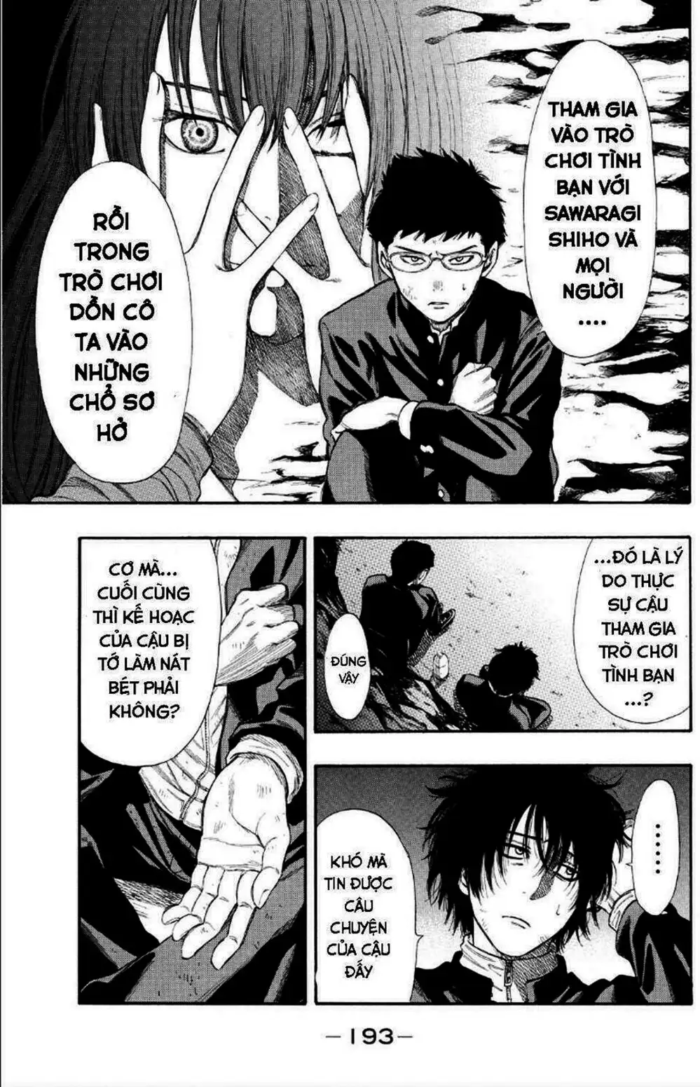 Truyện Tranh Trò Chơi Tình Bạn - Tomodachi Game trang 2