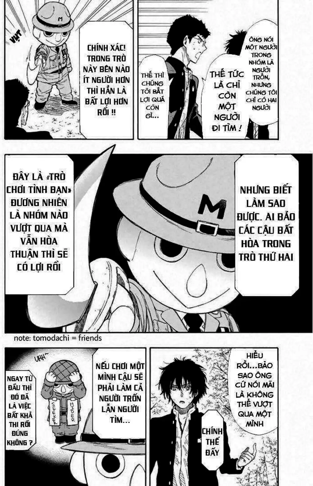 Truyện Tranh Trò Chơi Tình Bạn - Tomodachi Game trang 2