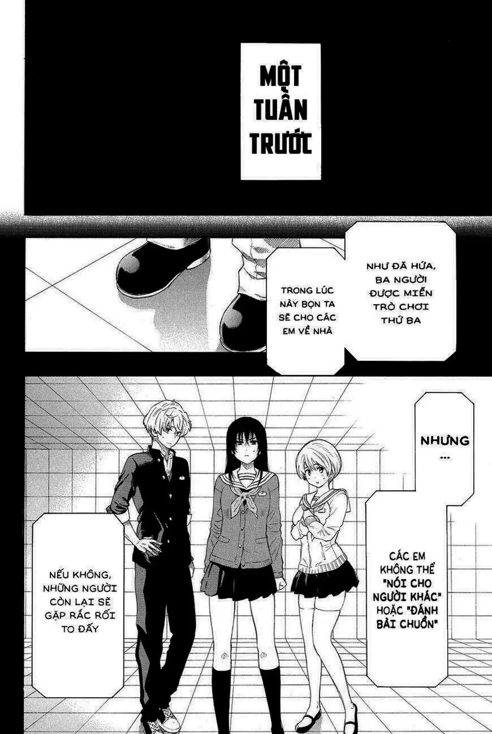 Truyện Tranh Trò Chơi Tình Bạn - Tomodachi Game trang 2