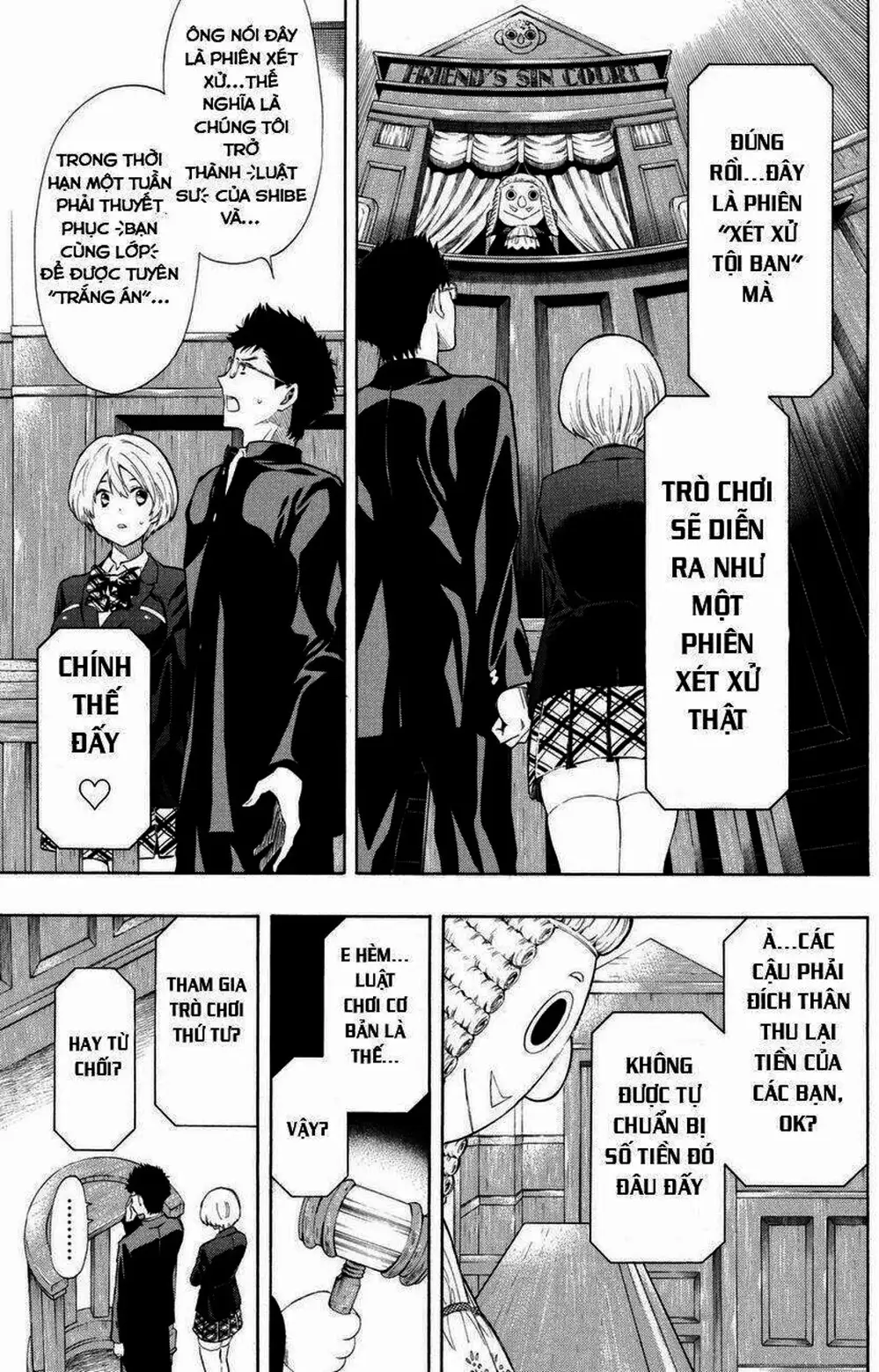 Truyện Tranh Trò Chơi Tình Bạn - Tomodachi Game trang 2