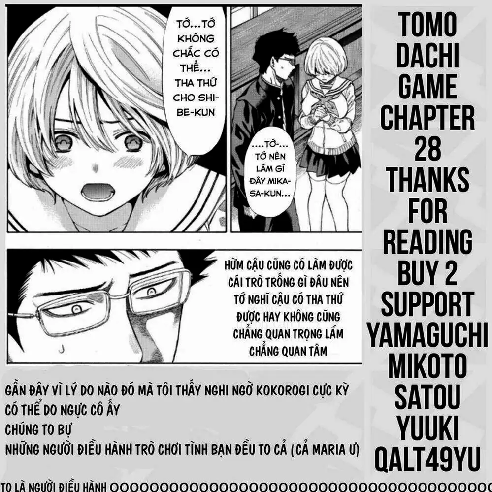 Truyện Tranh Trò Chơi Tình Bạn - Tomodachi Game trang 2