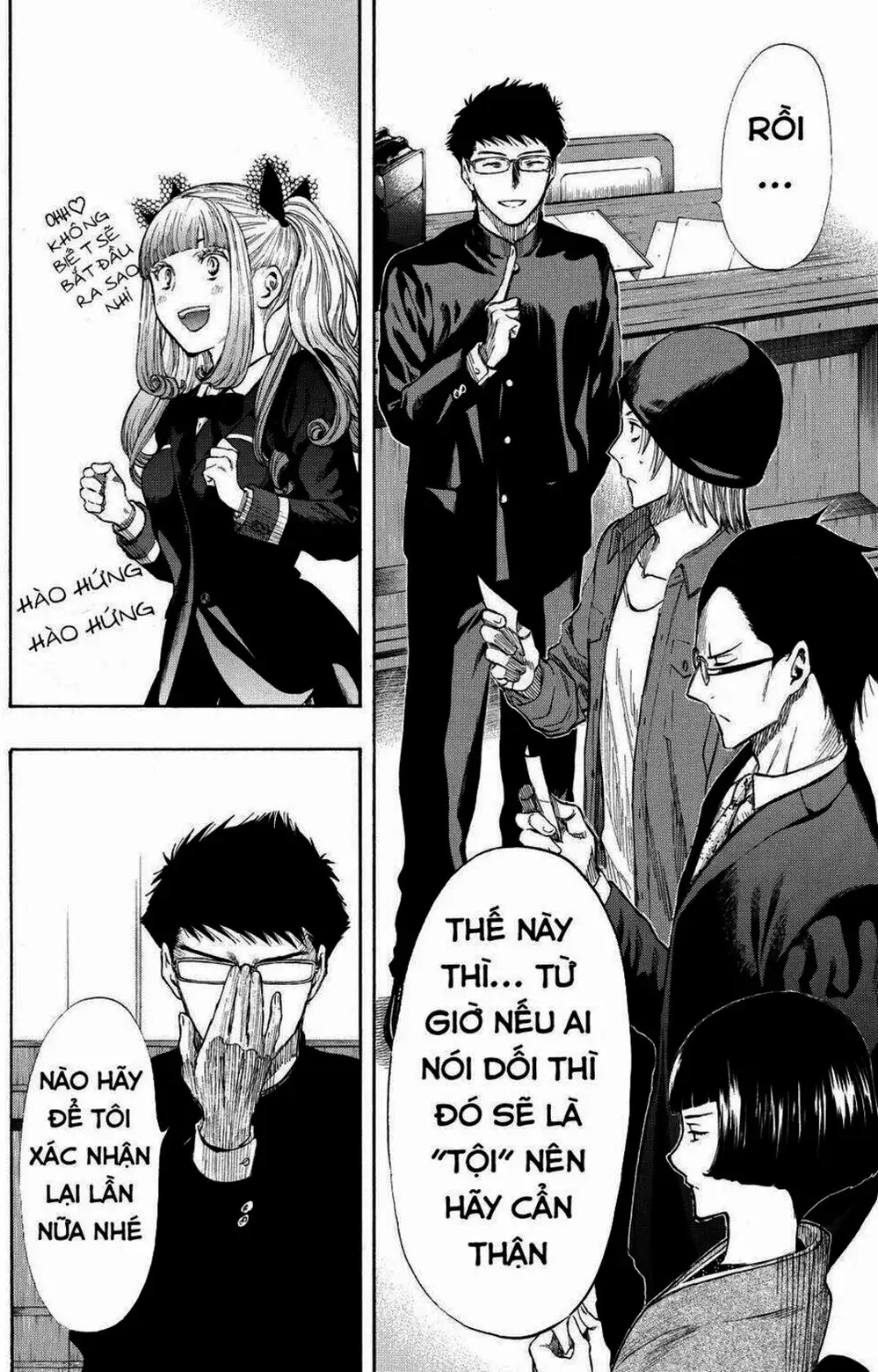 Truyện Tranh Trò Chơi Tình Bạn - Tomodachi Game trang 2