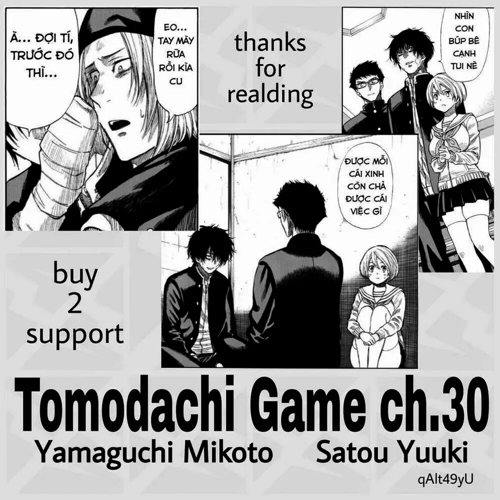 Truyện Tranh Trò Chơi Tình Bạn - Tomodachi Game trang 2