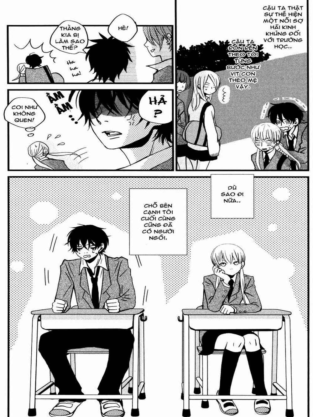 Truyện Tranh Quái Vật Bàn Bên - Tonari No Kaibutsu-Kun trang 4