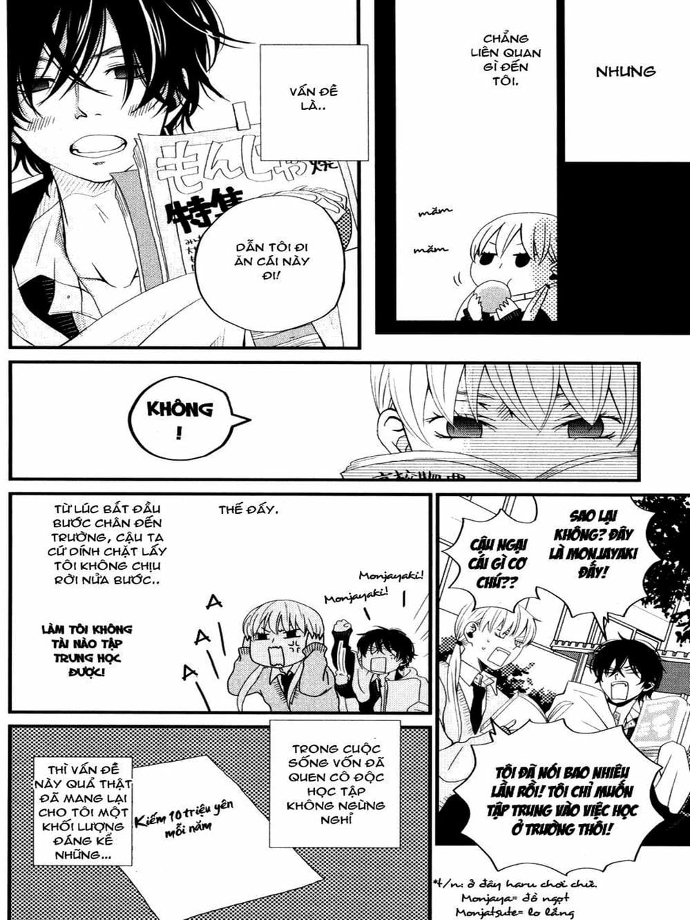 Truyện Tranh Quái Vật Bàn Bên - Tonari No Kaibutsu-Kun trang 4