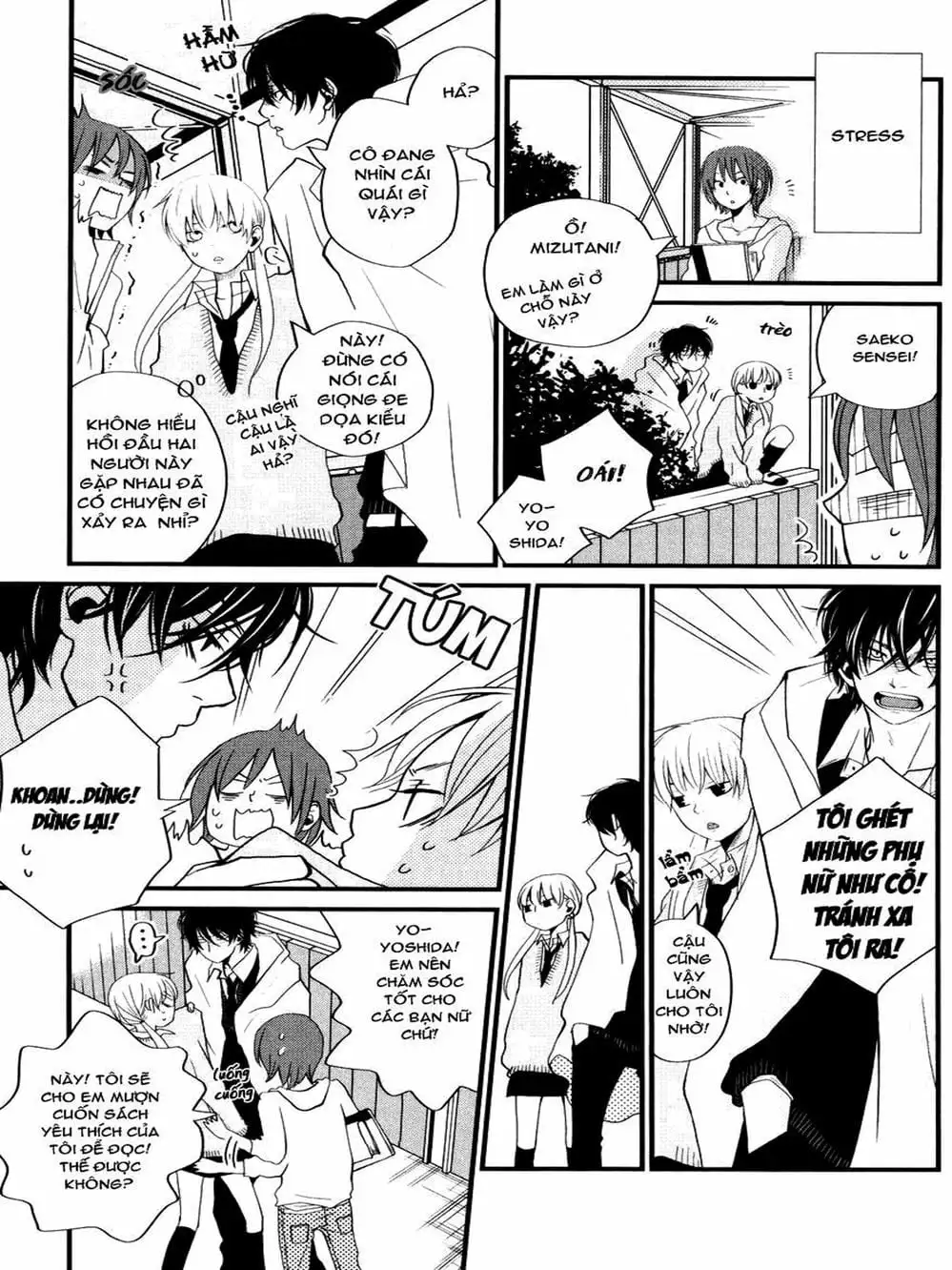 Truyện Tranh Quái Vật Bàn Bên - Tonari No Kaibutsu-Kun trang 4