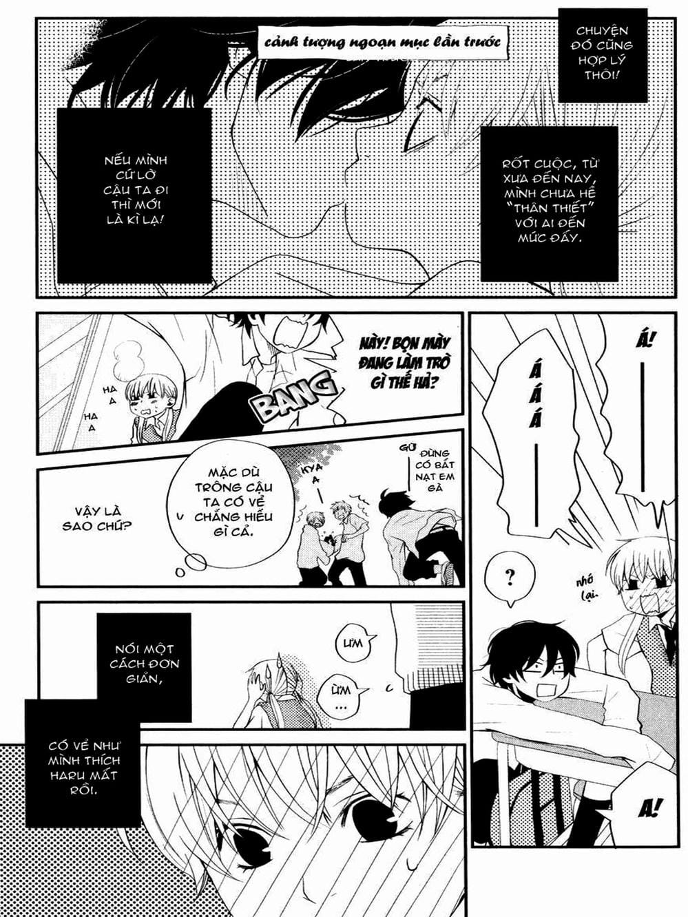 Truyện Tranh Quái Vật Bàn Bên - Tonari No Kaibutsu-Kun trang 4