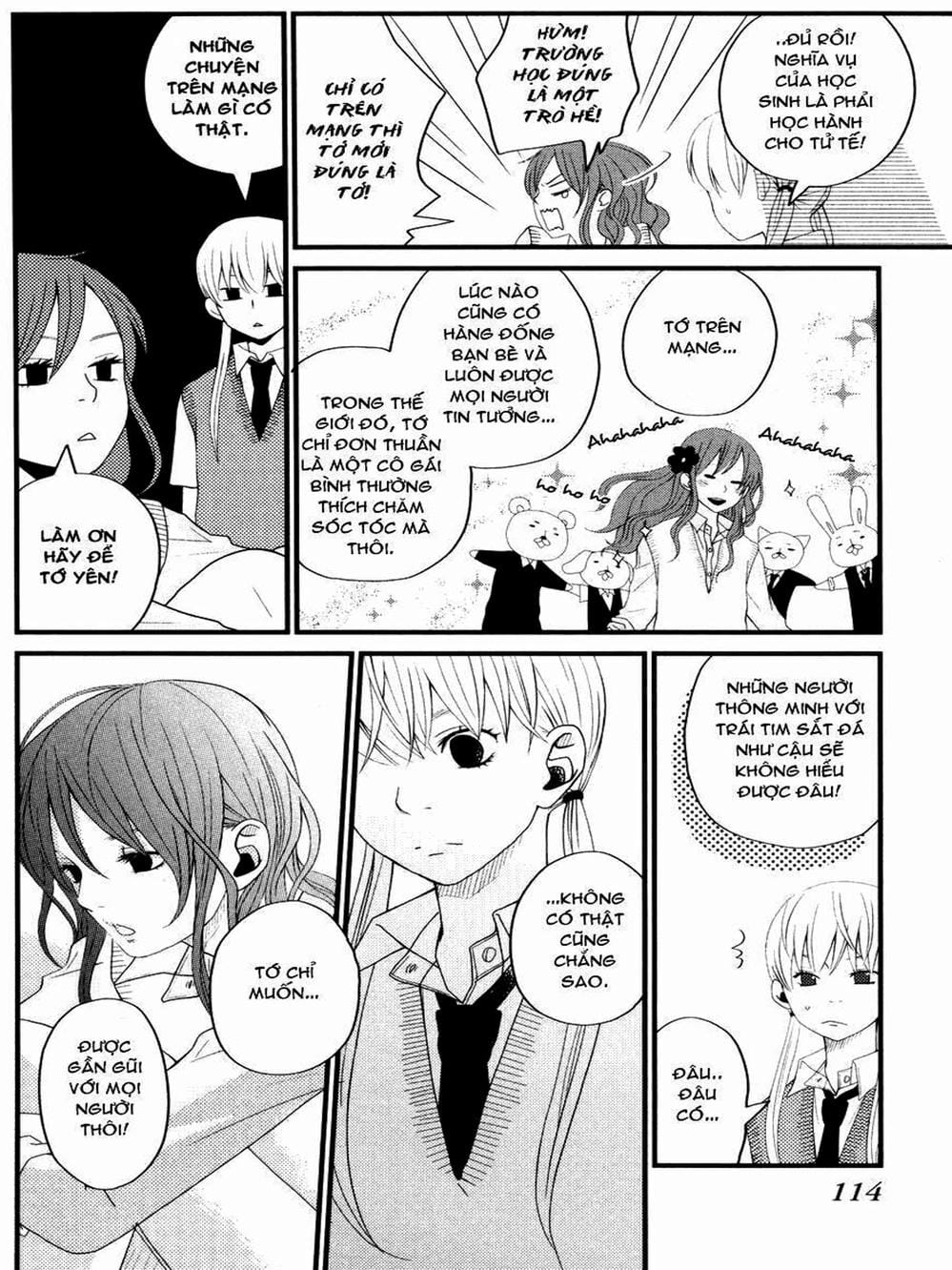 Truyện Tranh Quái Vật Bàn Bên - Tonari No Kaibutsu-Kun trang 4