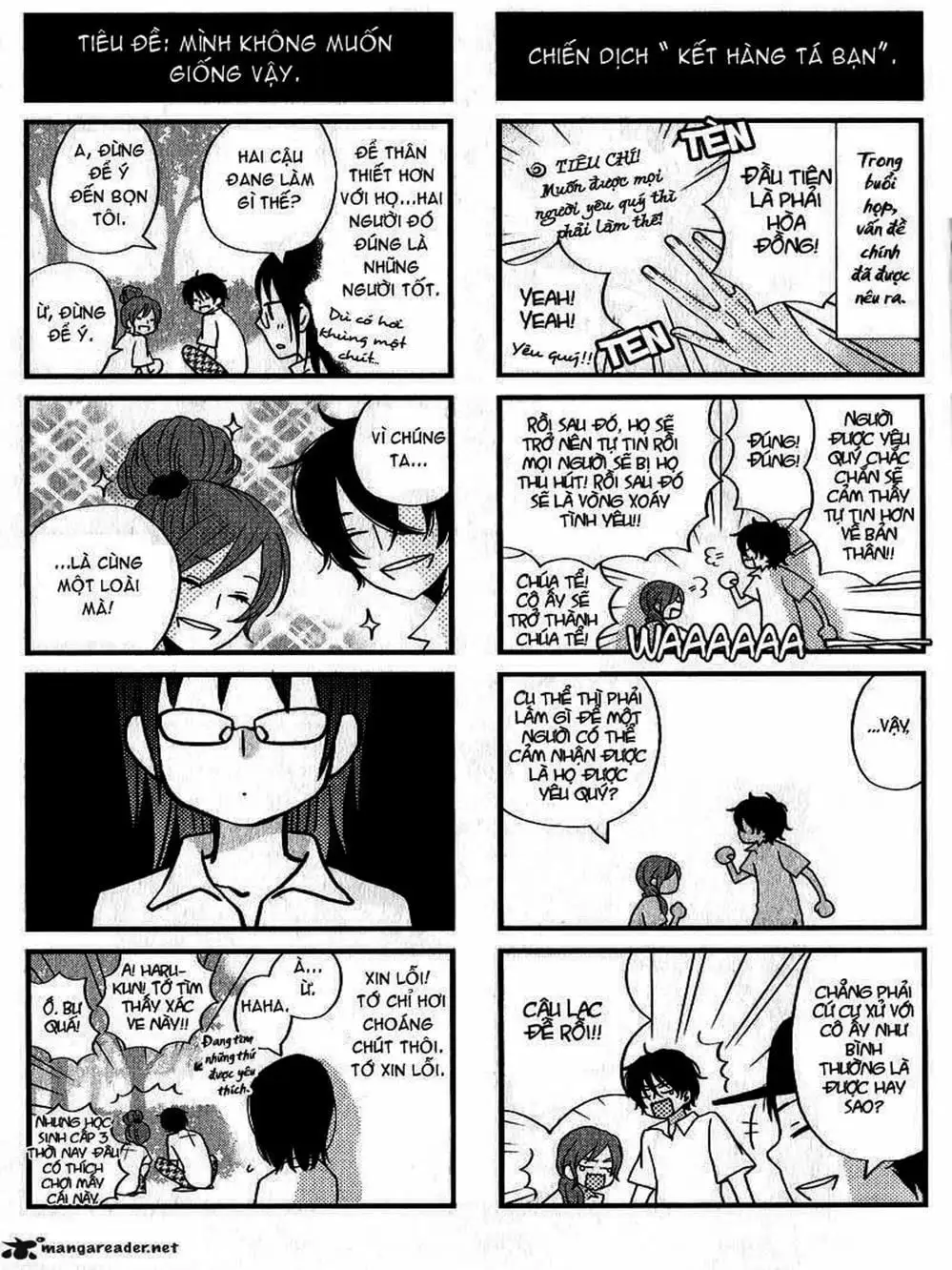 Truyện Tranh Quái Vật Bàn Bên - Tonari No Kaibutsu-Kun trang 4