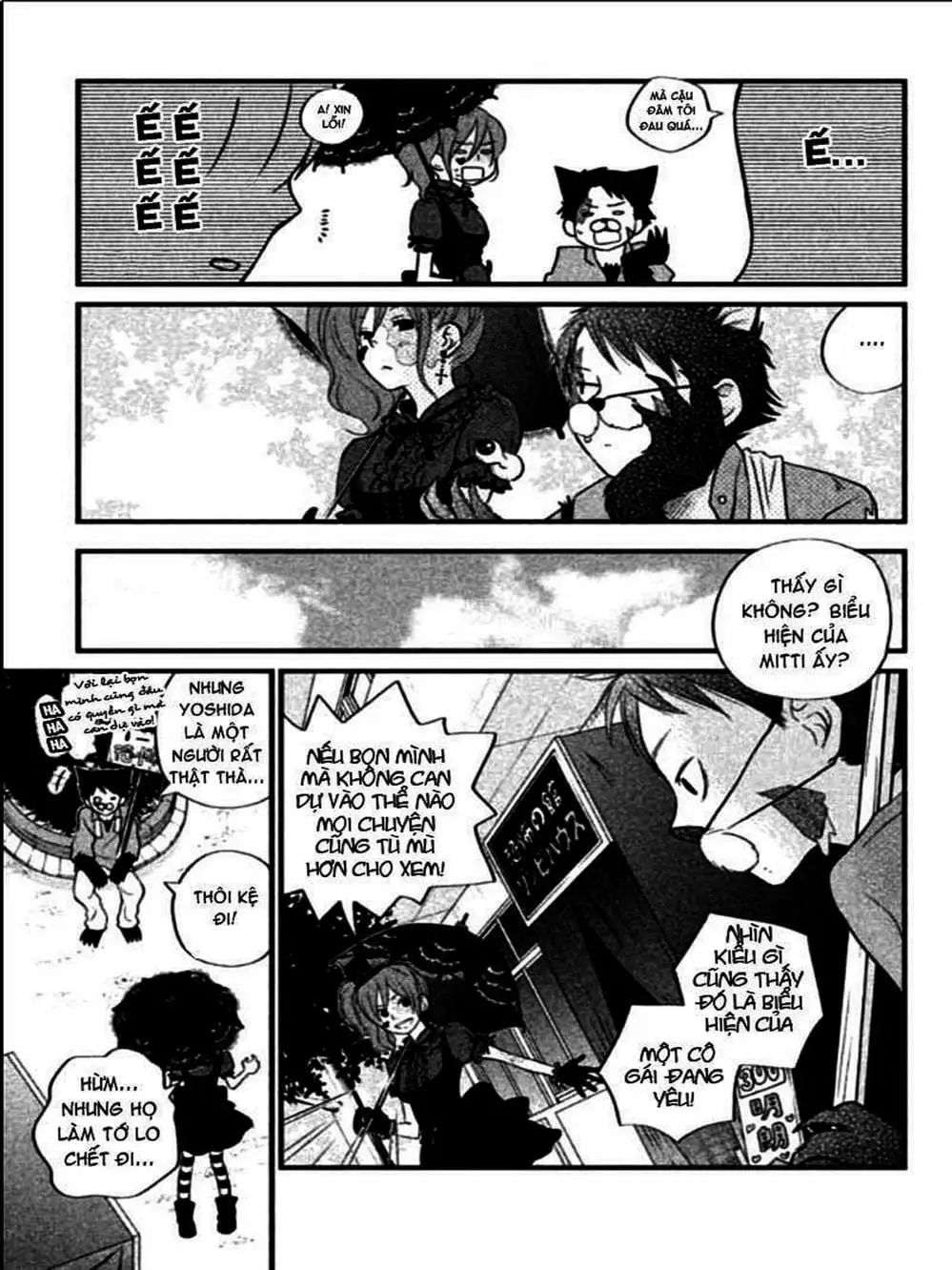 Truyện Tranh Quái Vật Bàn Bên - Tonari No Kaibutsu-Kun trang 4