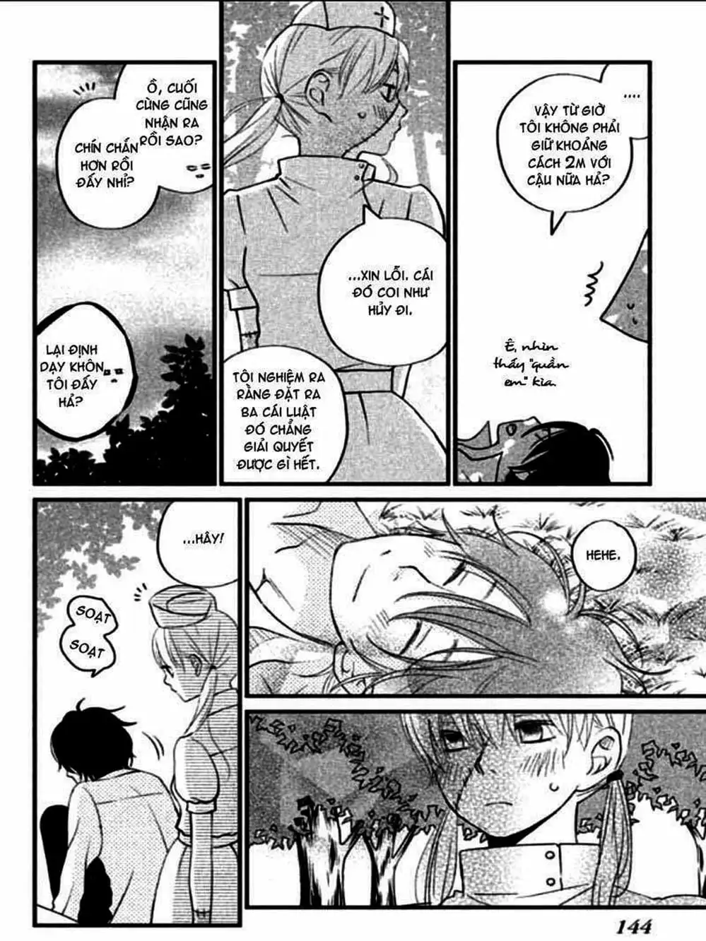 Truyện Tranh Quái Vật Bàn Bên - Tonari No Kaibutsu-Kun trang 4