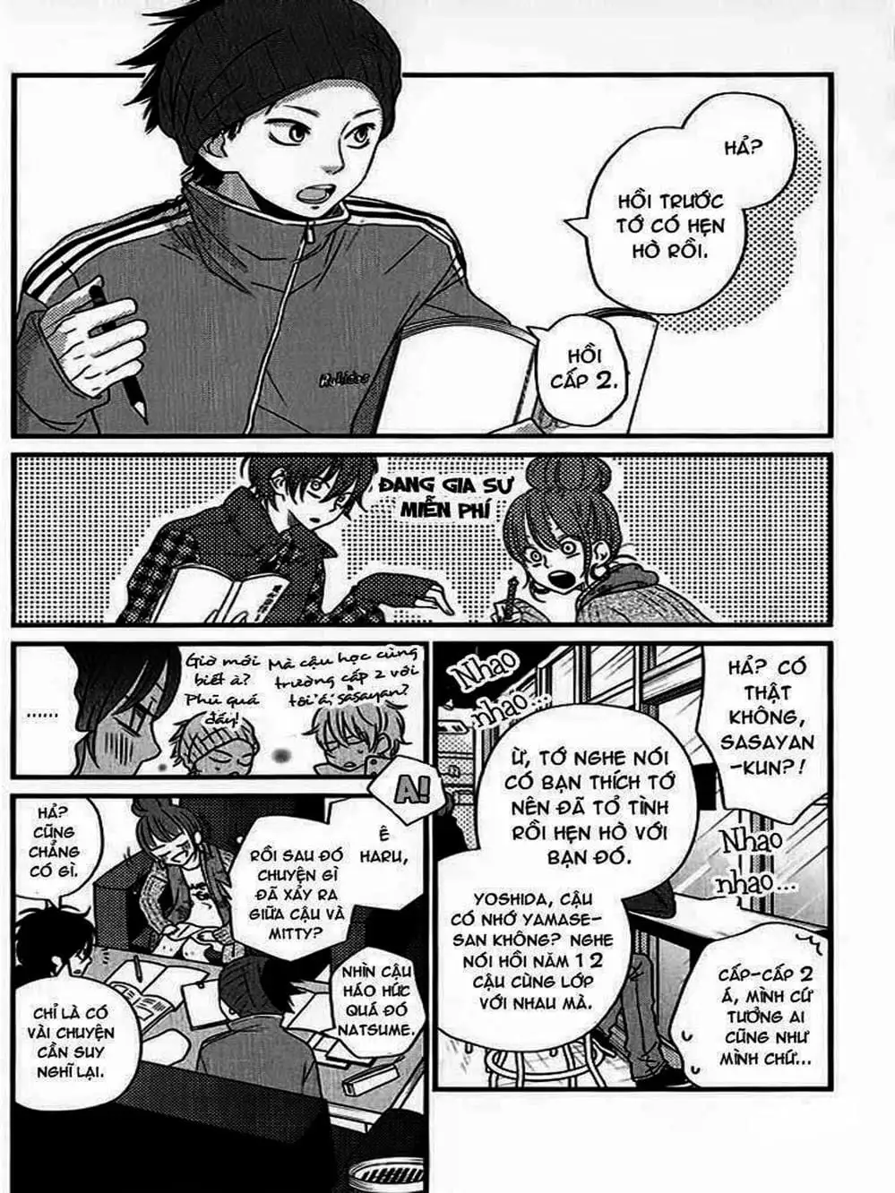 Truyện Tranh Quái Vật Bàn Bên - Tonari No Kaibutsu-Kun trang 4