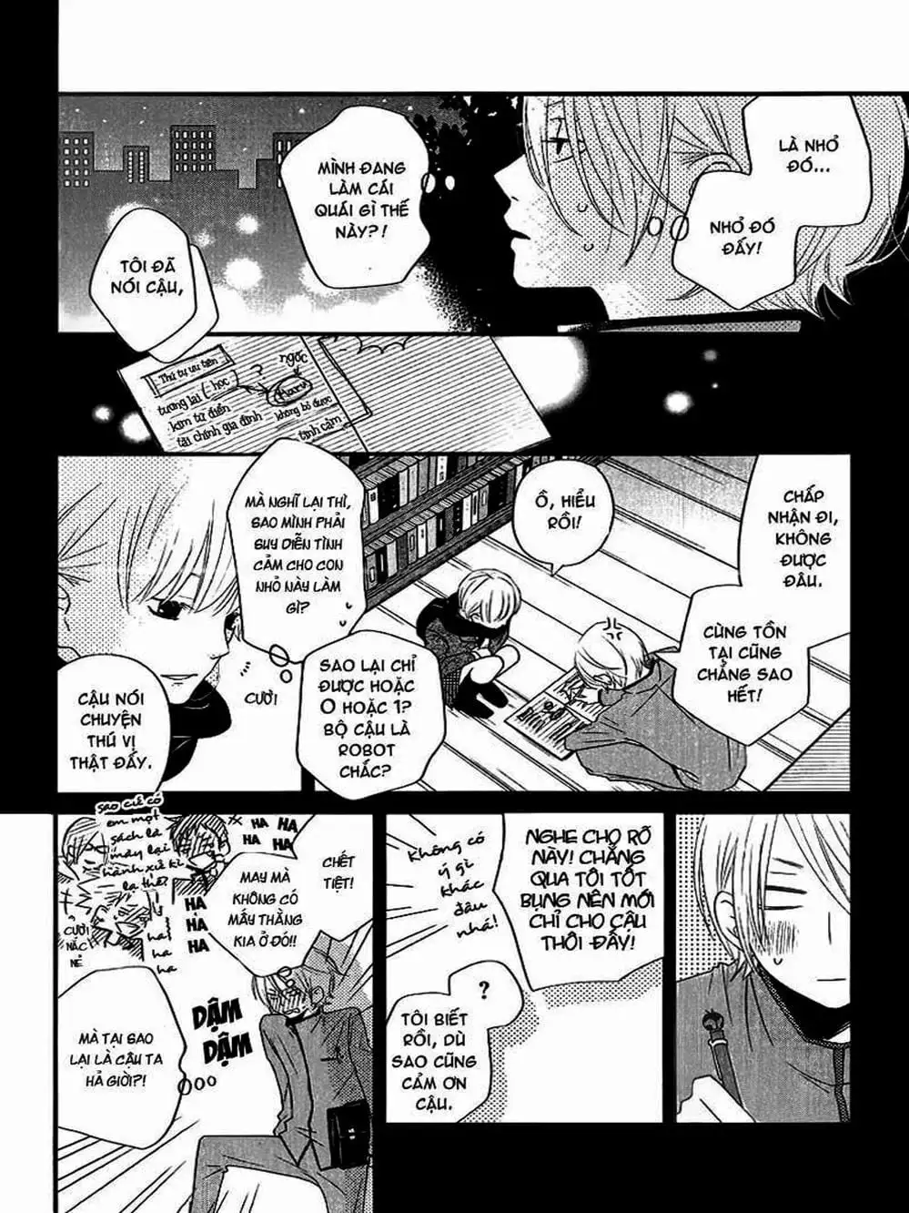 Truyện Tranh Quái Vật Bàn Bên - Tonari No Kaibutsu-Kun trang 4