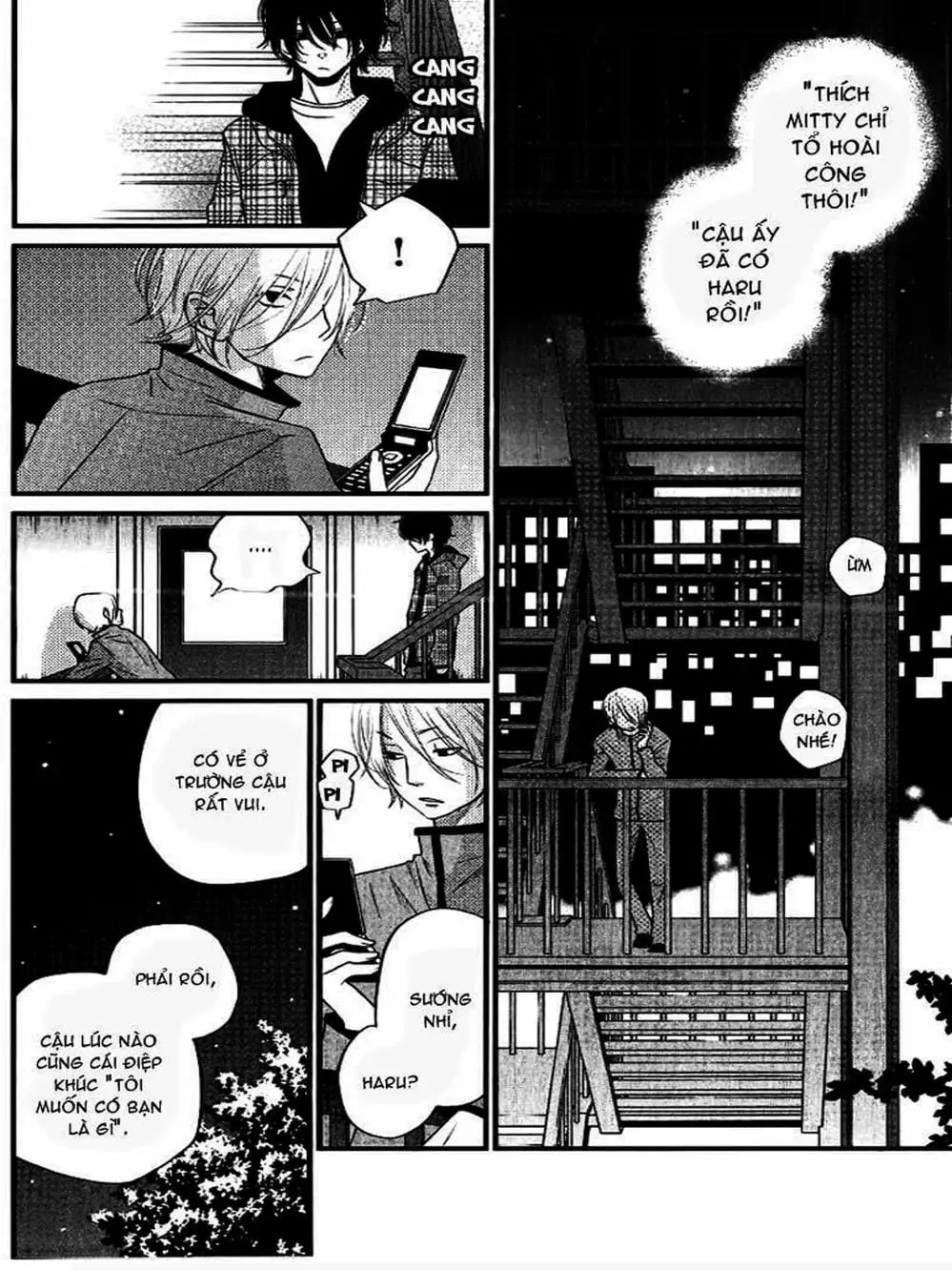 Truyện Tranh Quái Vật Bàn Bên - Tonari No Kaibutsu-Kun trang 4