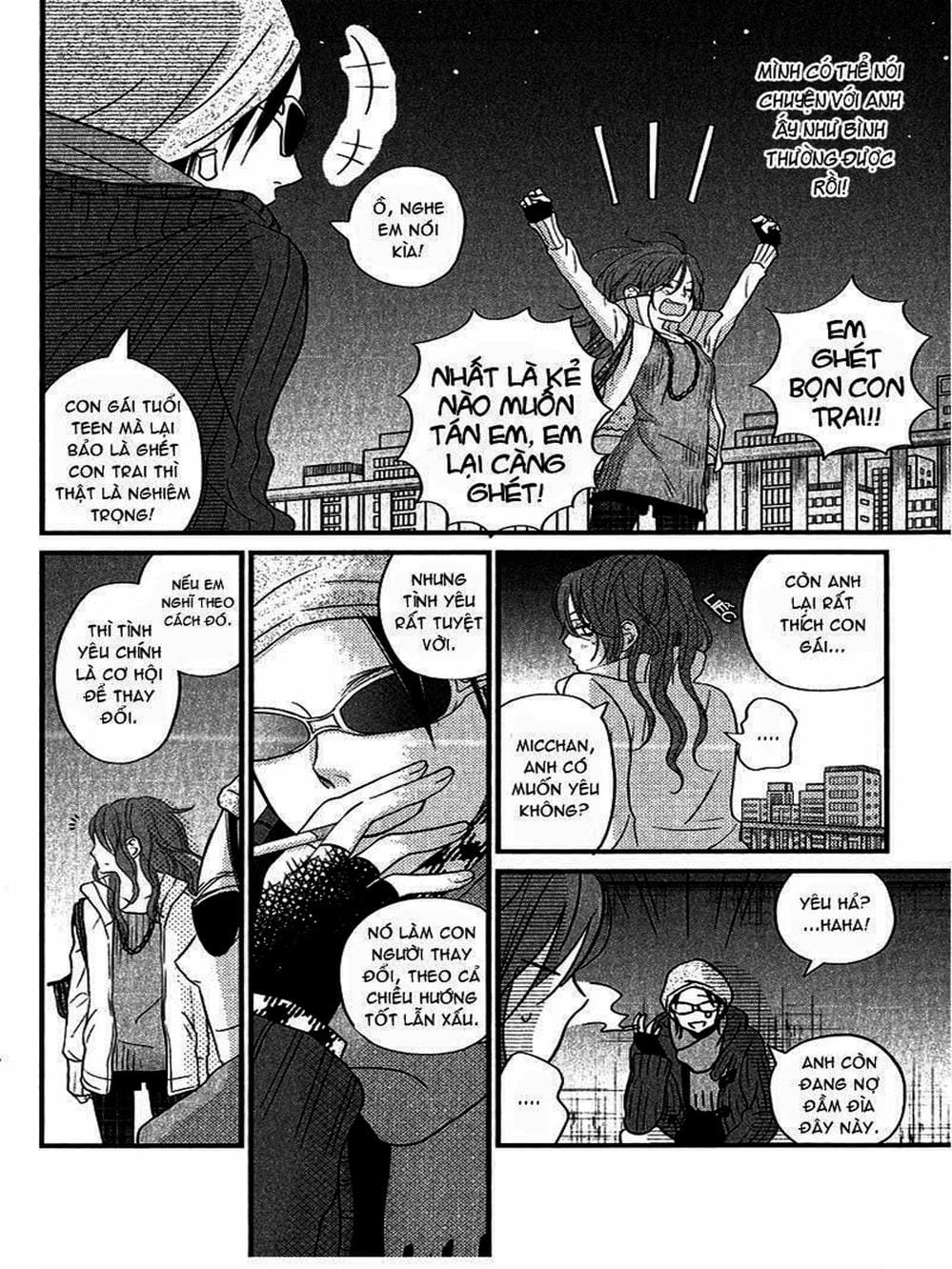 Truyện Tranh Quái Vật Bàn Bên - Tonari No Kaibutsu-Kun trang 4