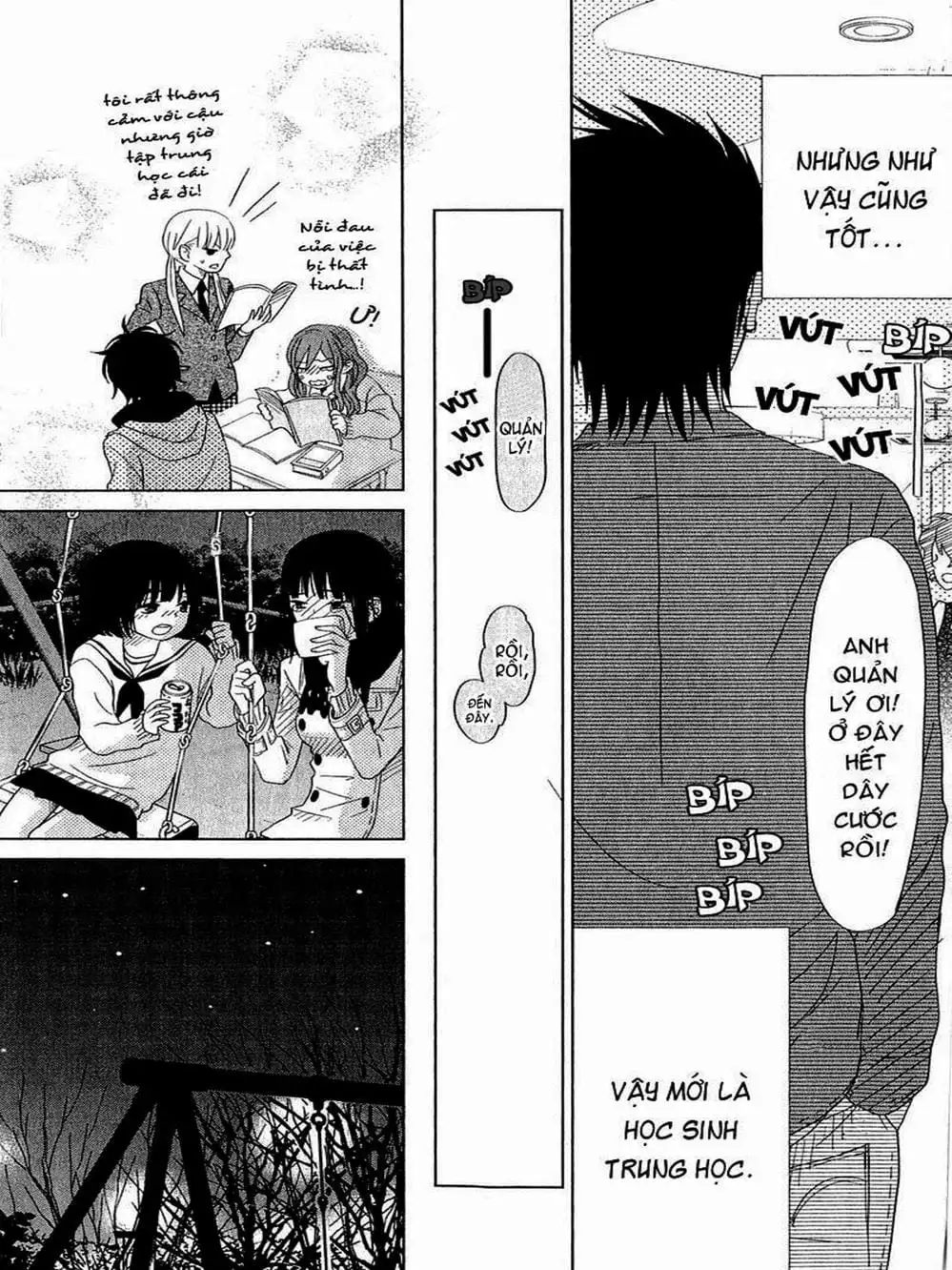 Truyện Tranh Quái Vật Bàn Bên - Tonari No Kaibutsu-Kun trang 4