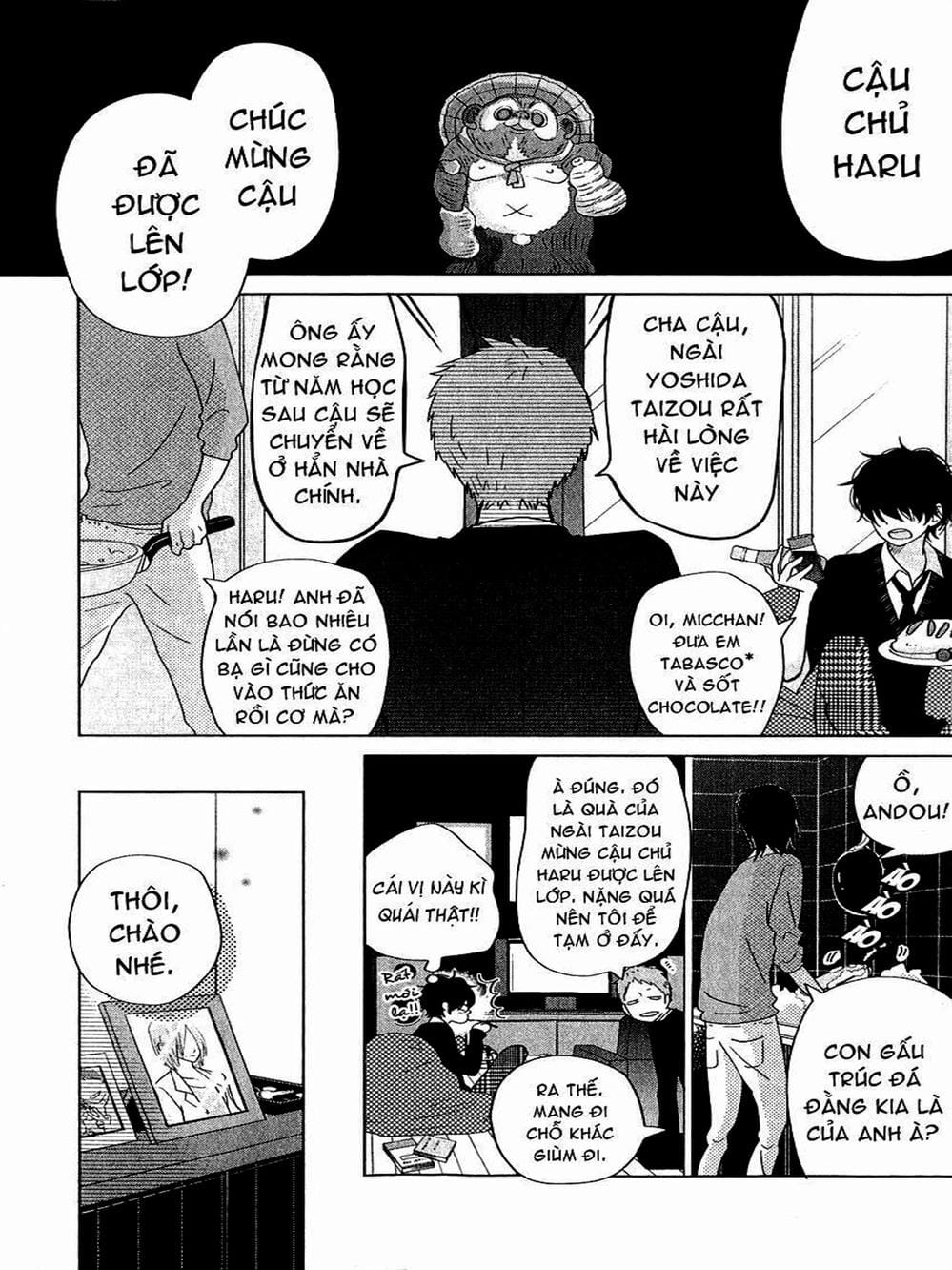 Truyện Tranh Quái Vật Bàn Bên - Tonari No Kaibutsu-Kun trang 4