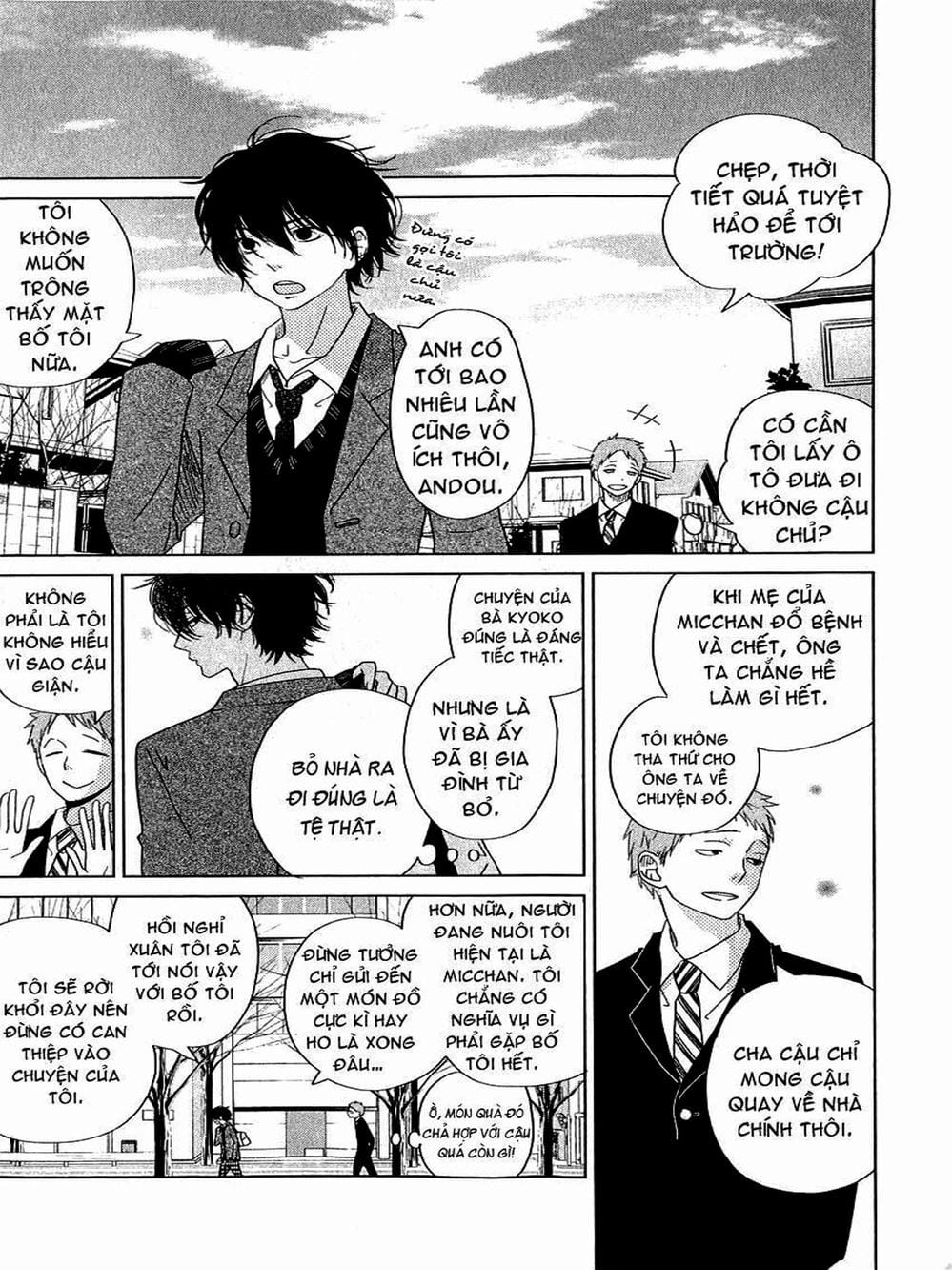 Truyện Tranh Quái Vật Bàn Bên - Tonari No Kaibutsu-Kun trang 4