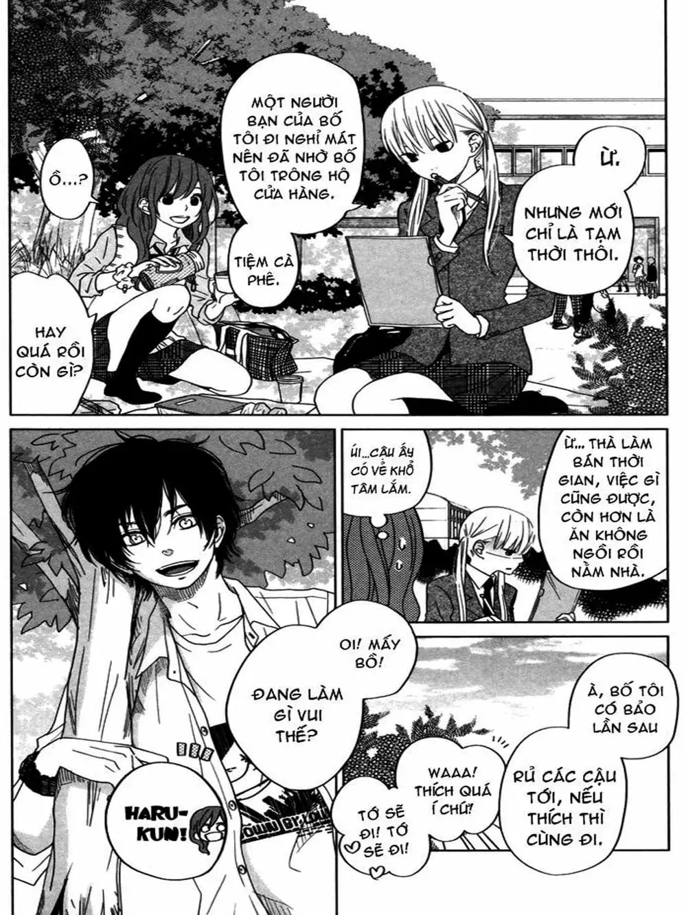 Truyện Tranh Quái Vật Bàn Bên - Tonari No Kaibutsu-Kun trang 4