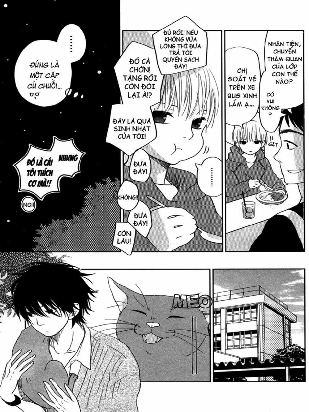 Truyện Tranh Quái Vật Bàn Bên - Tonari No Kaibutsu-Kun trang 4