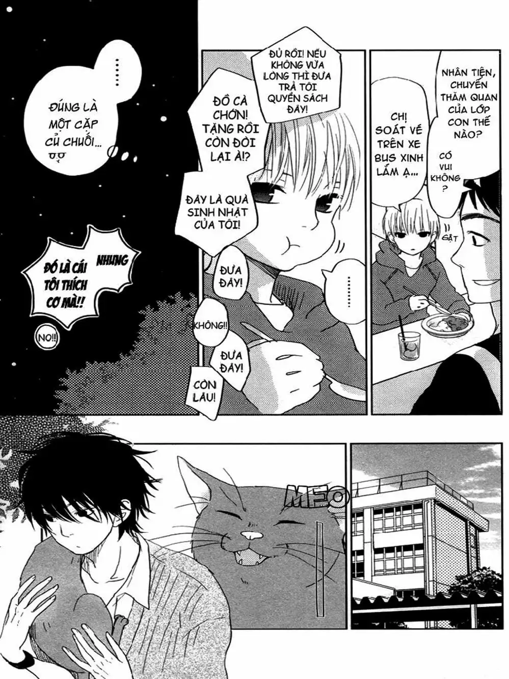 Truyện Tranh Quái Vật Bàn Bên - Tonari No Kaibutsu-Kun trang 4