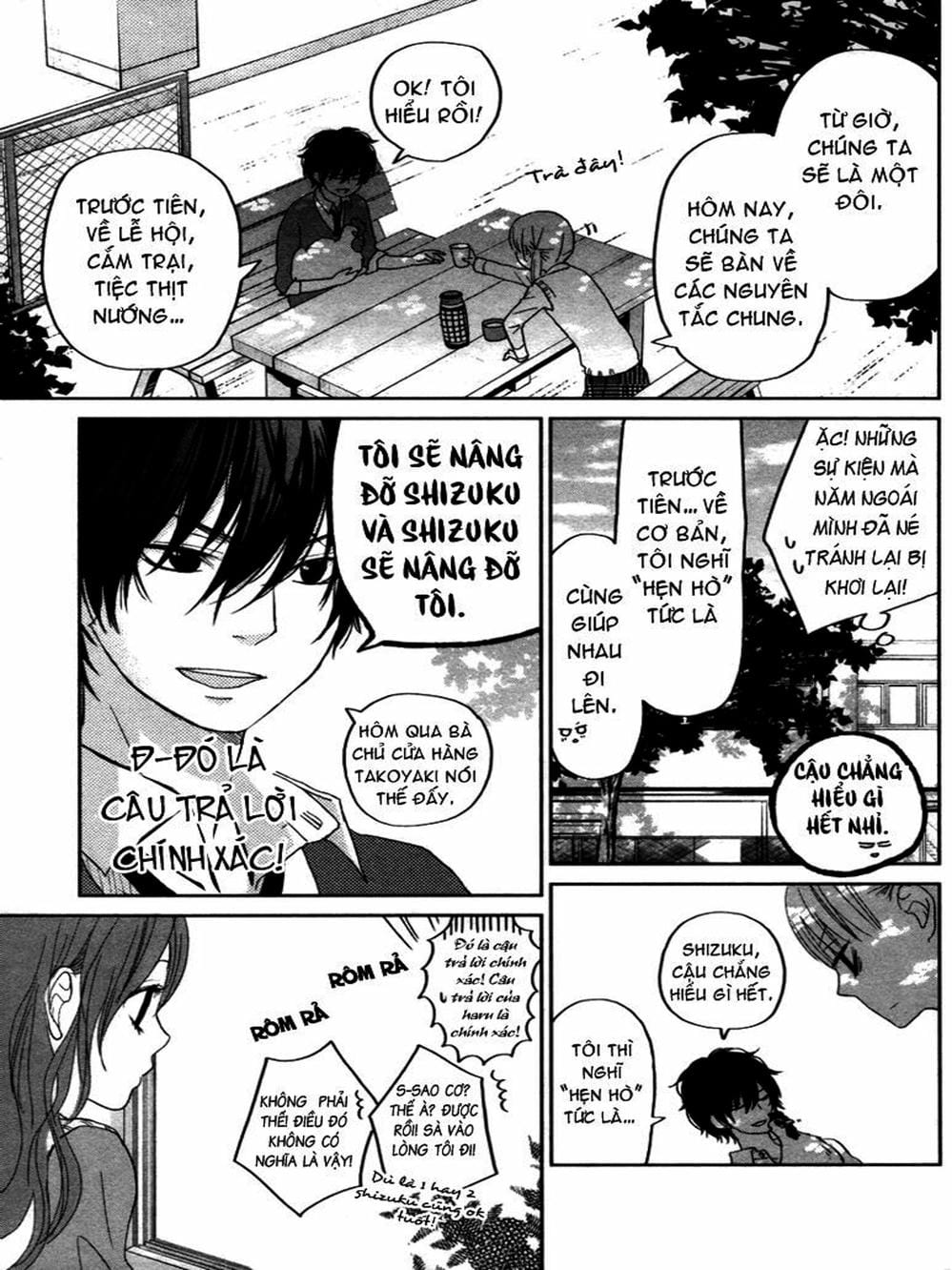 Truyện Tranh Quái Vật Bàn Bên - Tonari No Kaibutsu-Kun trang 4