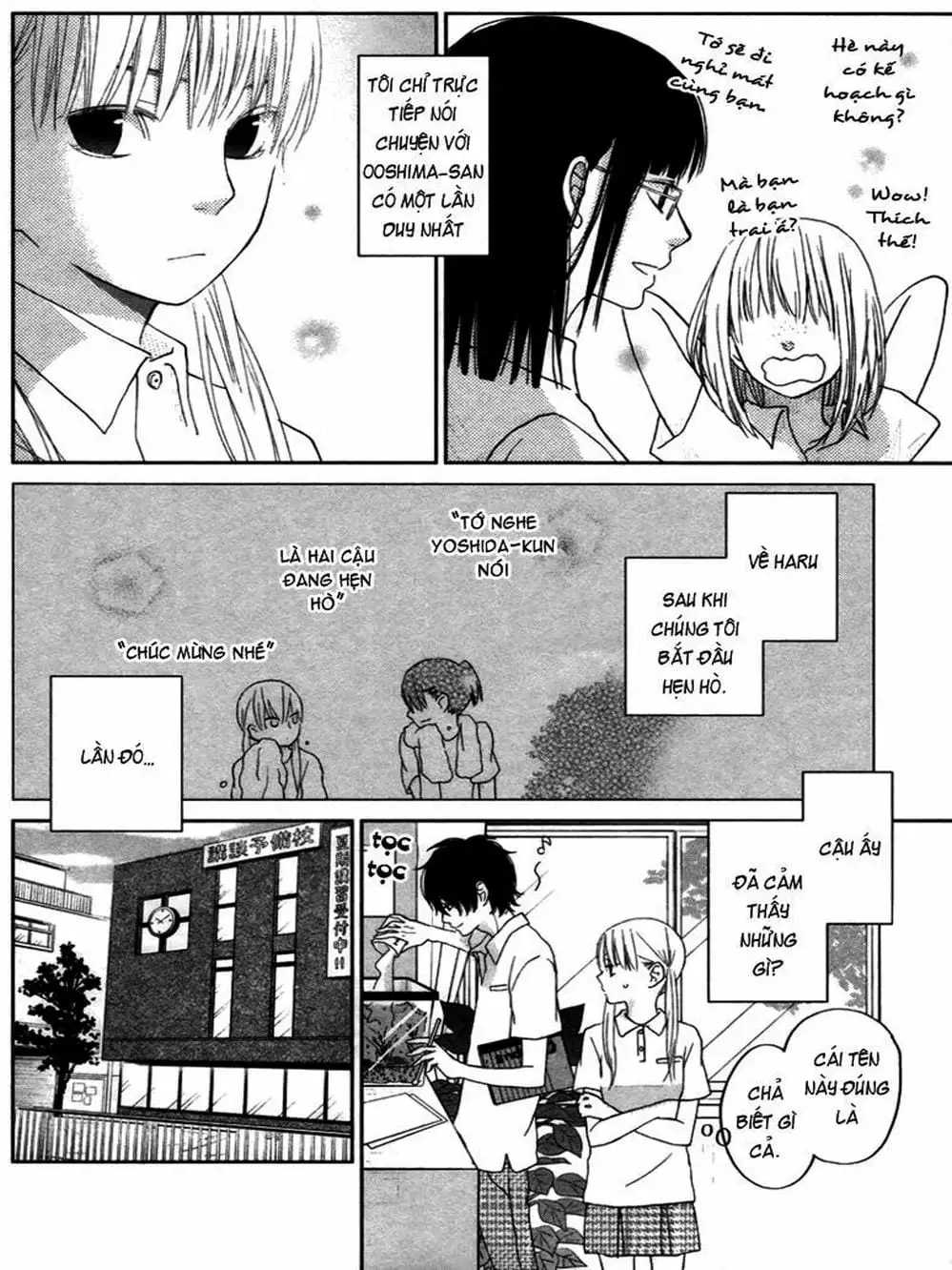 Truyện Tranh Quái Vật Bàn Bên - Tonari No Kaibutsu-Kun trang 4