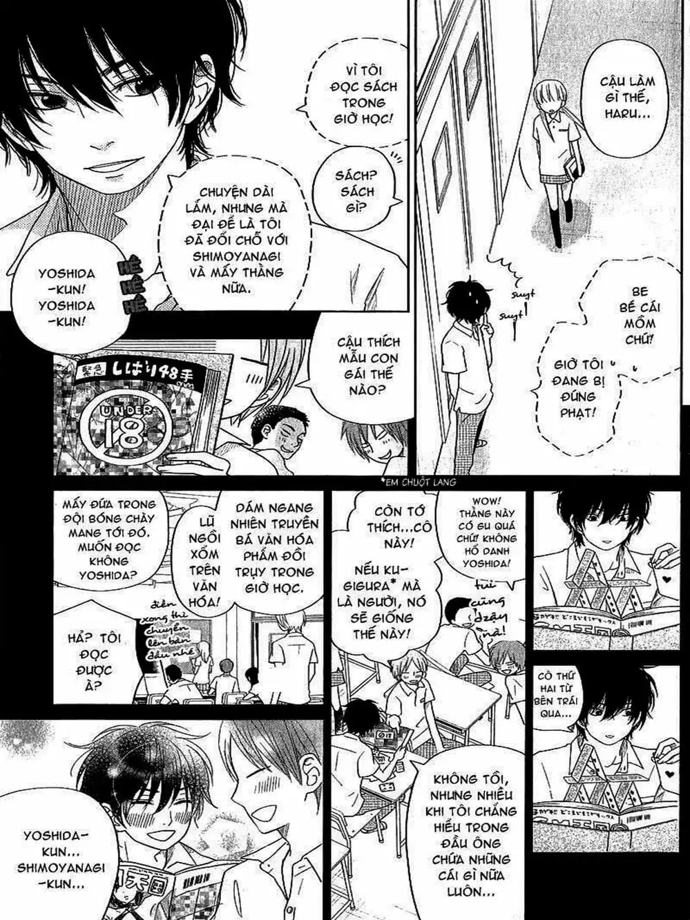 Truyện Tranh Quái Vật Bàn Bên - Tonari No Kaibutsu-Kun trang 4