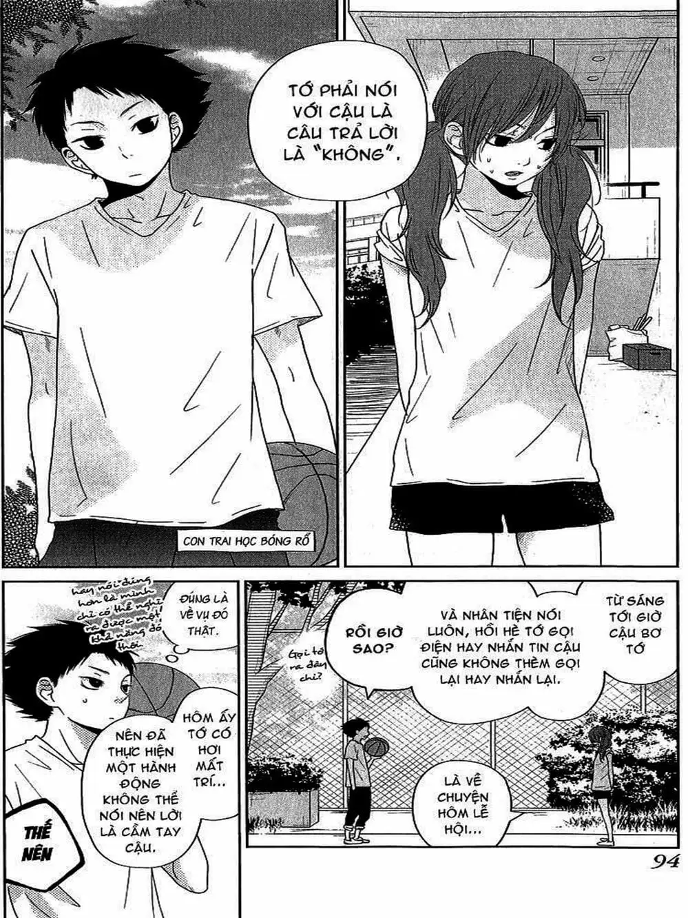 Truyện Tranh Quái Vật Bàn Bên - Tonari No Kaibutsu-Kun trang 4