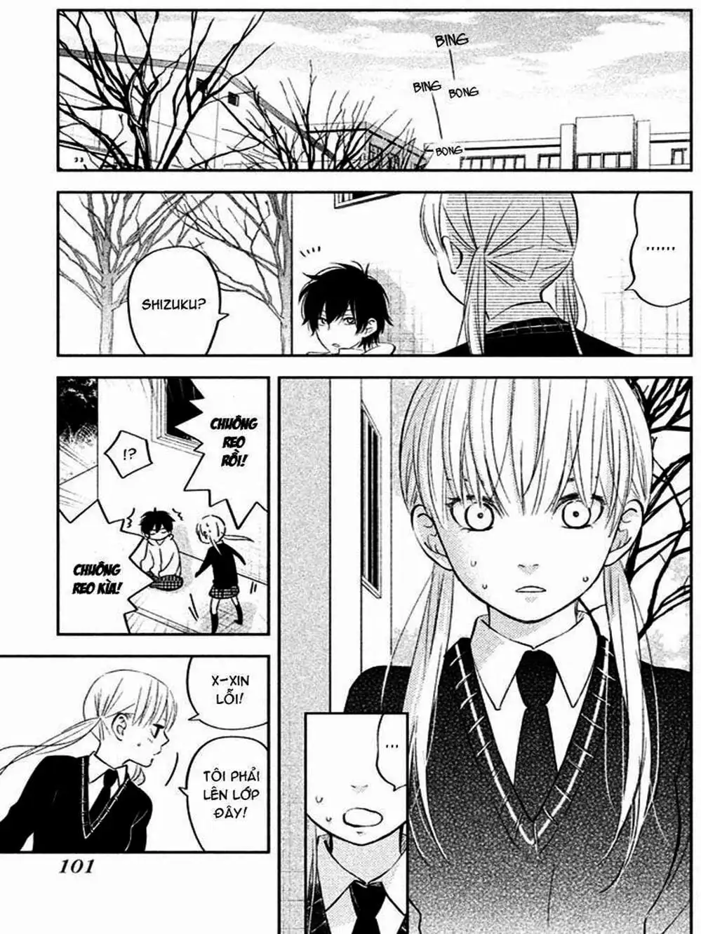 Truyện Tranh Quái Vật Bàn Bên - Tonari No Kaibutsu-Kun trang 4