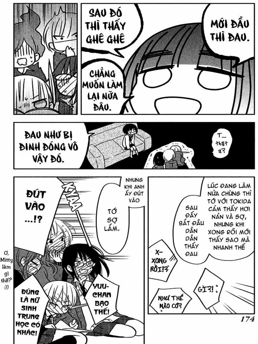 Truyện Tranh Quái Vật Bàn Bên - Tonari No Kaibutsu-Kun trang 4