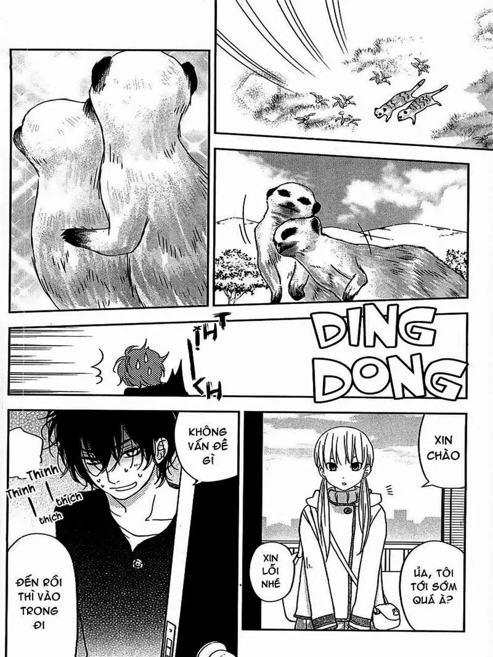 Truyện Tranh Quái Vật Bàn Bên - Tonari No Kaibutsu-Kun trang 4